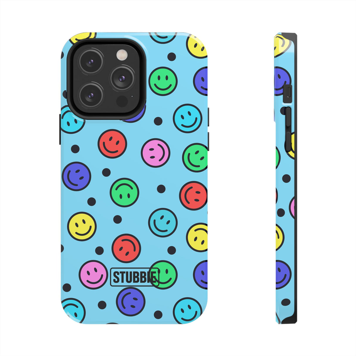 STUBBIE Phone Case for Apple iPhone - Smiley Face Phone Case