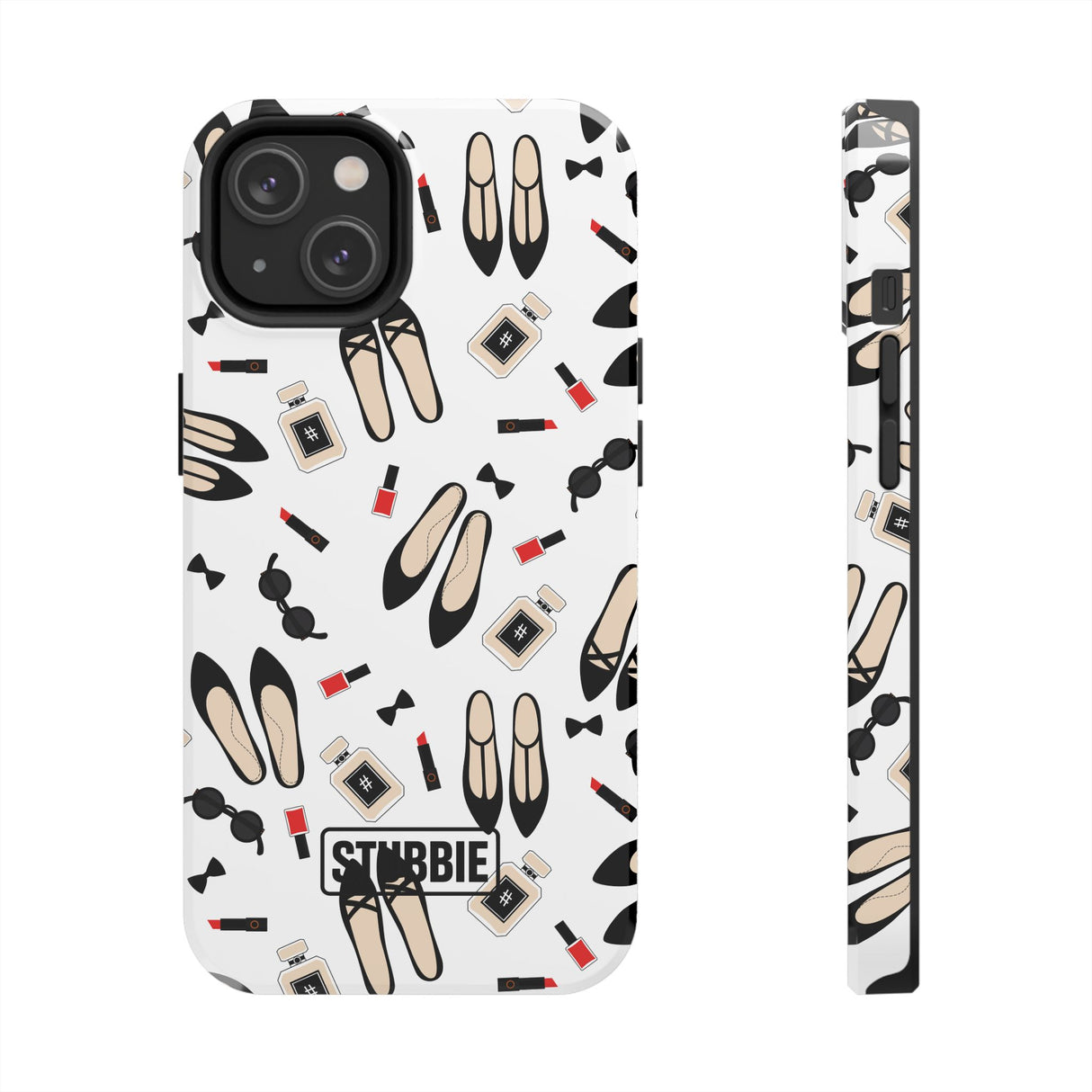 STUBBIE Phone Case for Apple iPhone - Heels And Lipstick Stubbie