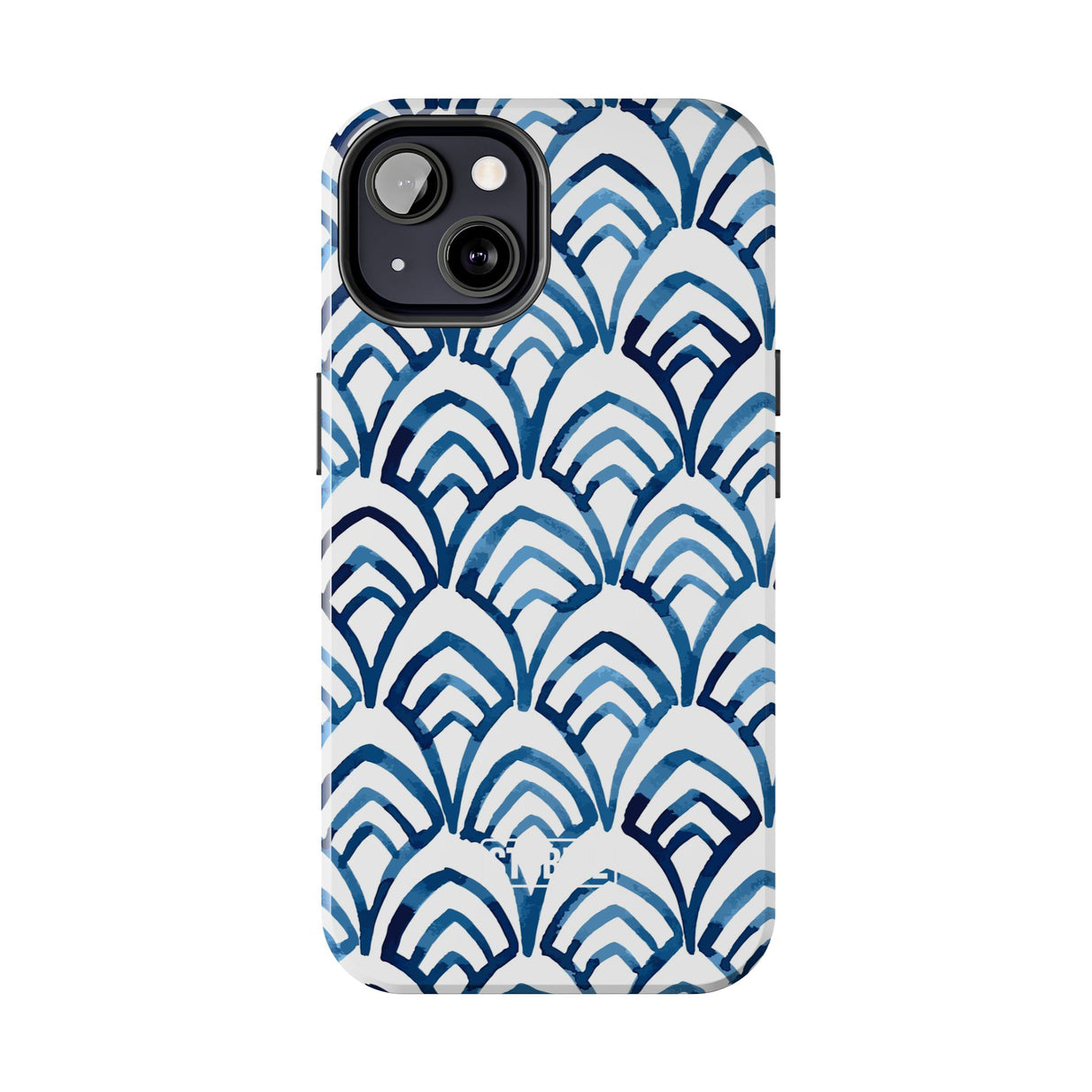 STUBBIE Phone Case for Apple iPhone - Blue Art Deco Phone Case