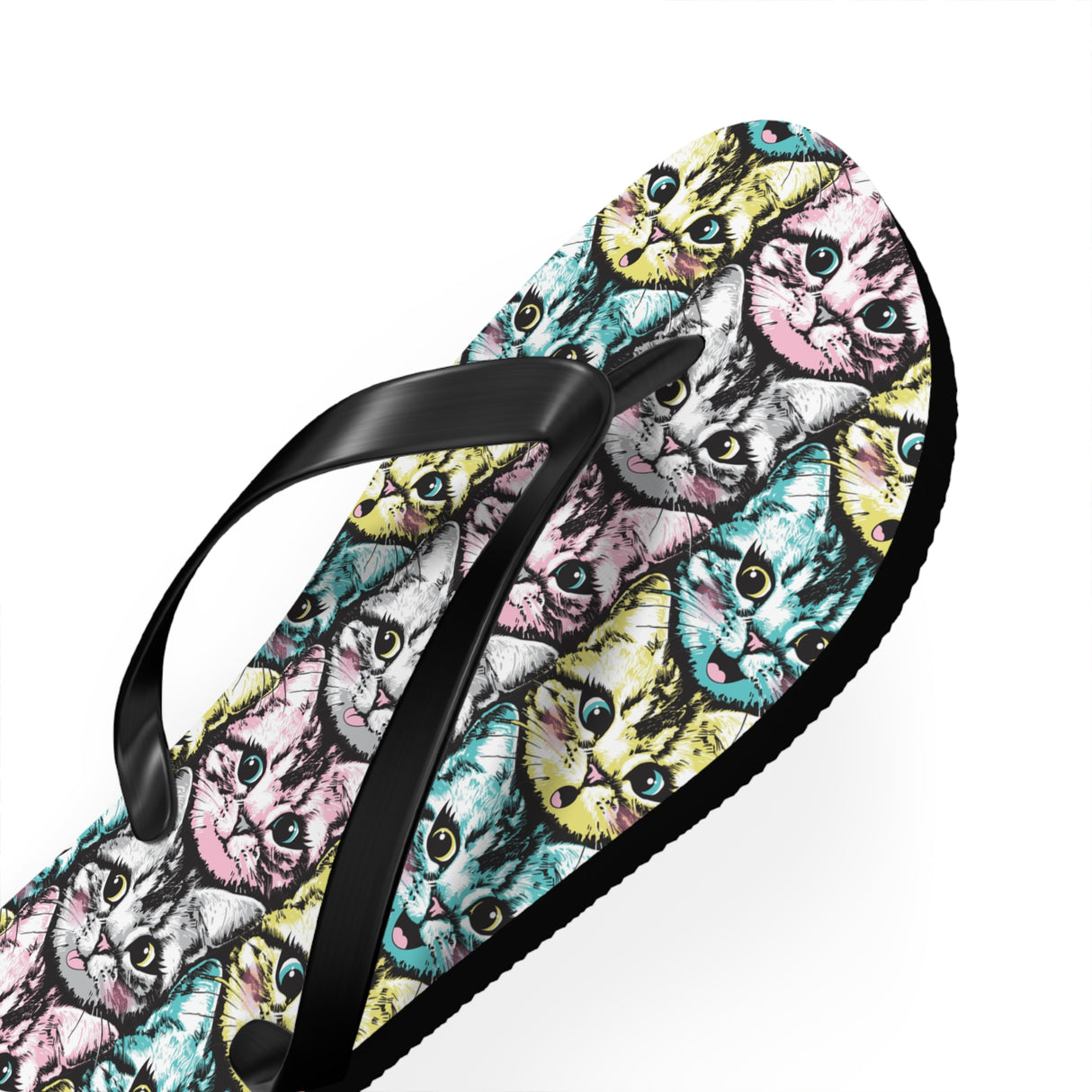 Cute Kitten Flip Flops