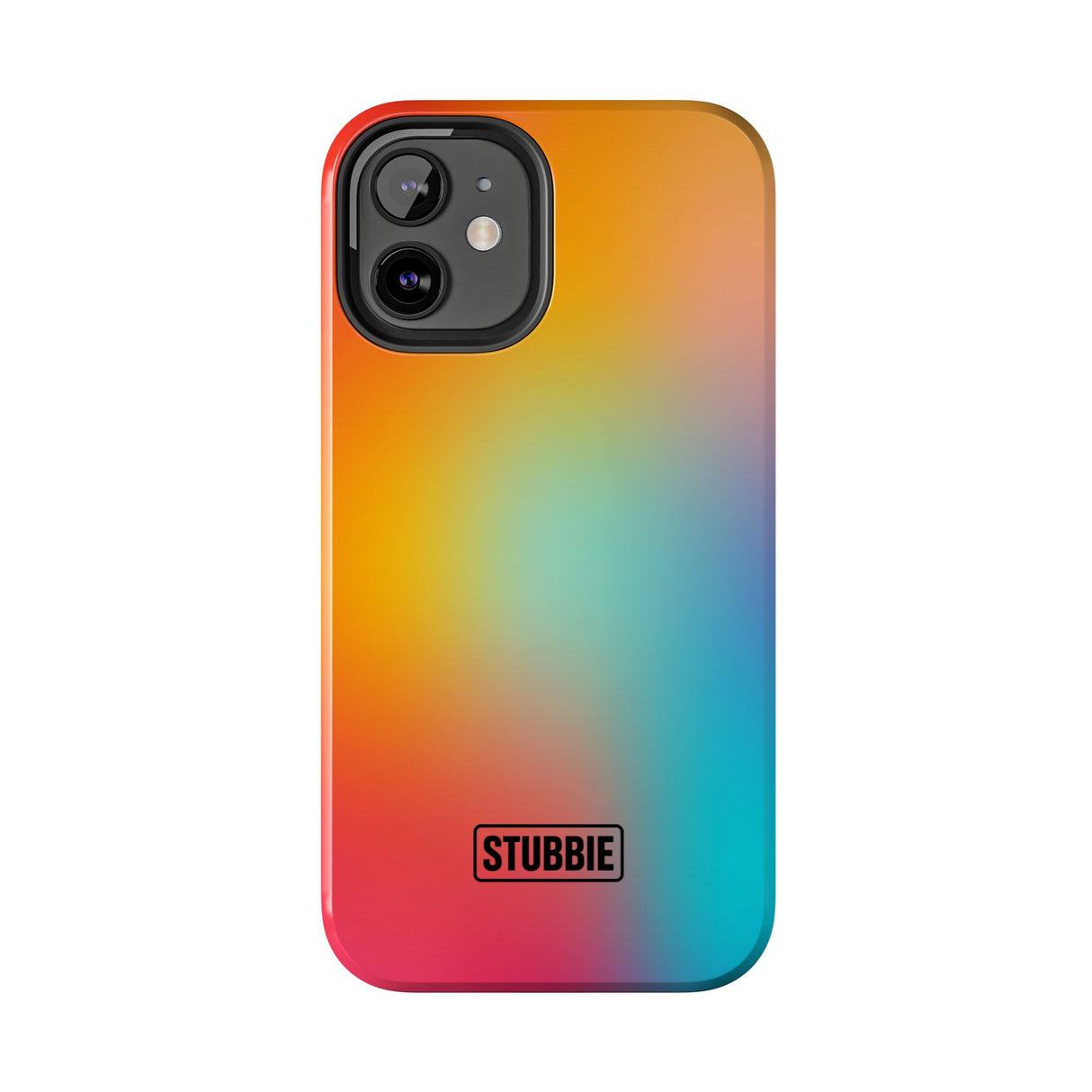 STUBBIE Phone Case for Apple iPhone - Rainbow Blue Stubbie