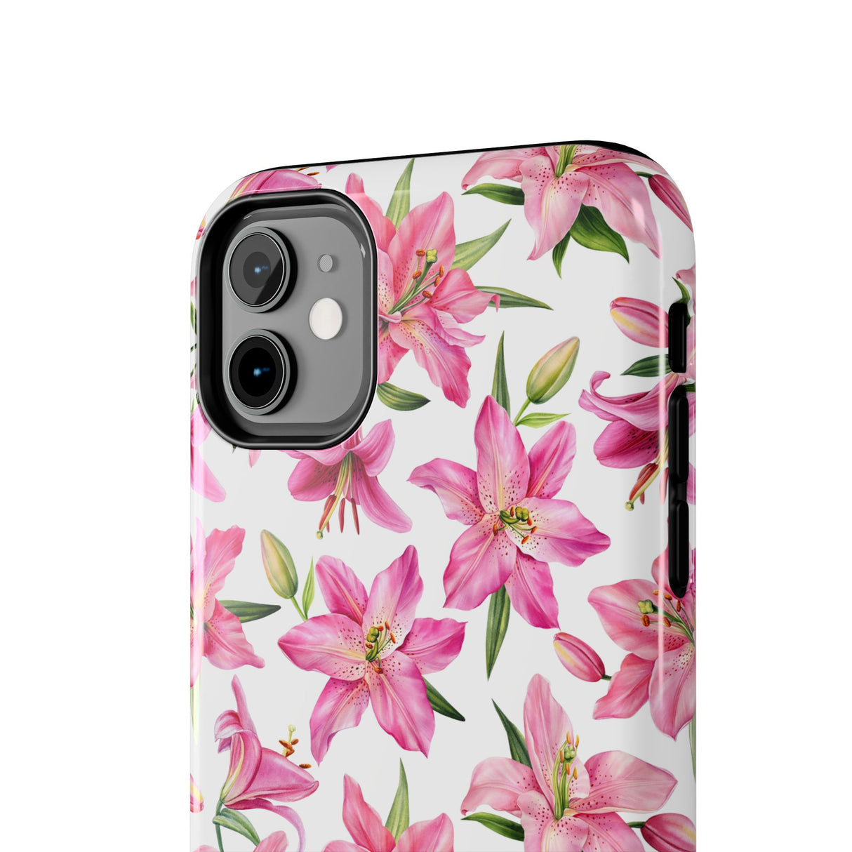 STUBBIE Phone Case for Apple iPhone - Pink Lily Flower Phone Case
