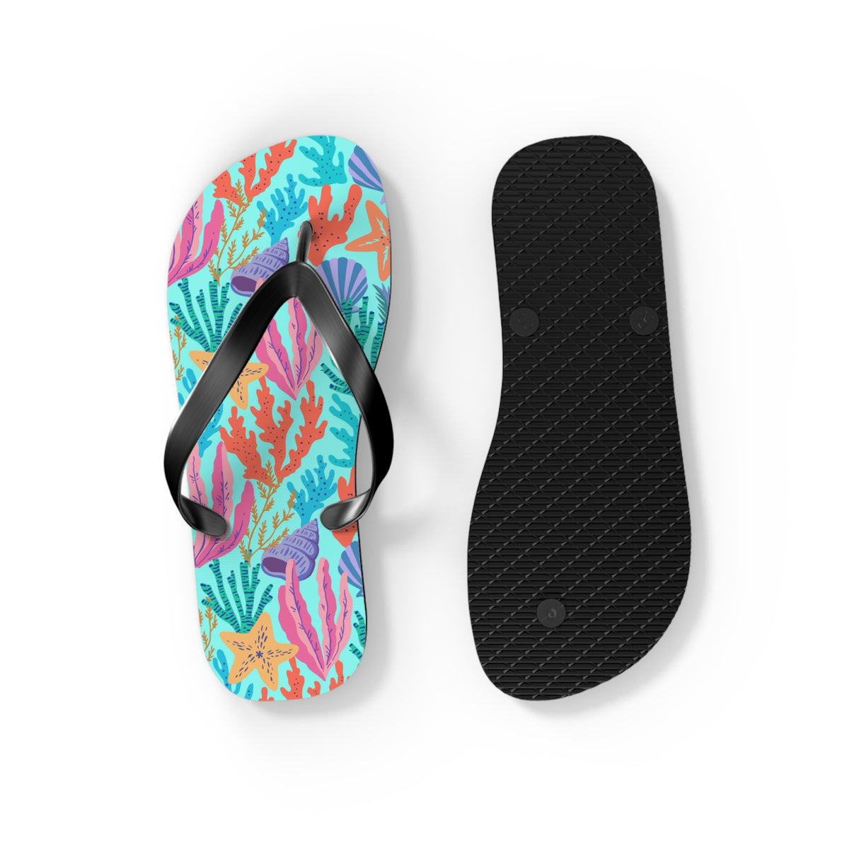 Coral Flip Flops