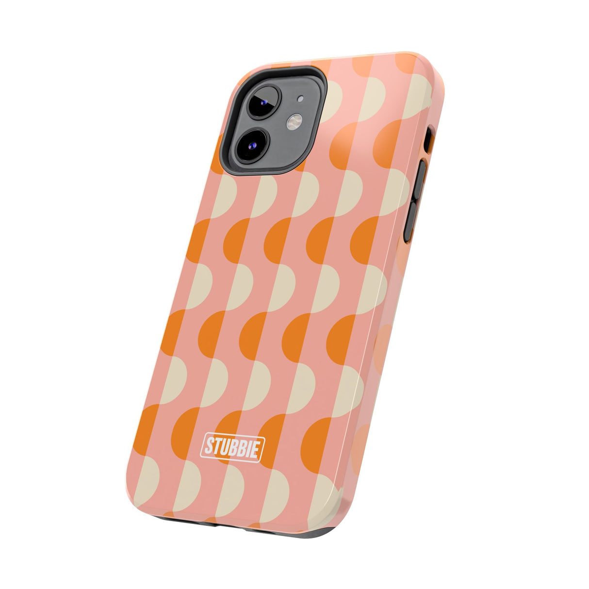 STUBBIE Phone Case for Apple iPhone - Orange Wave Phone Case