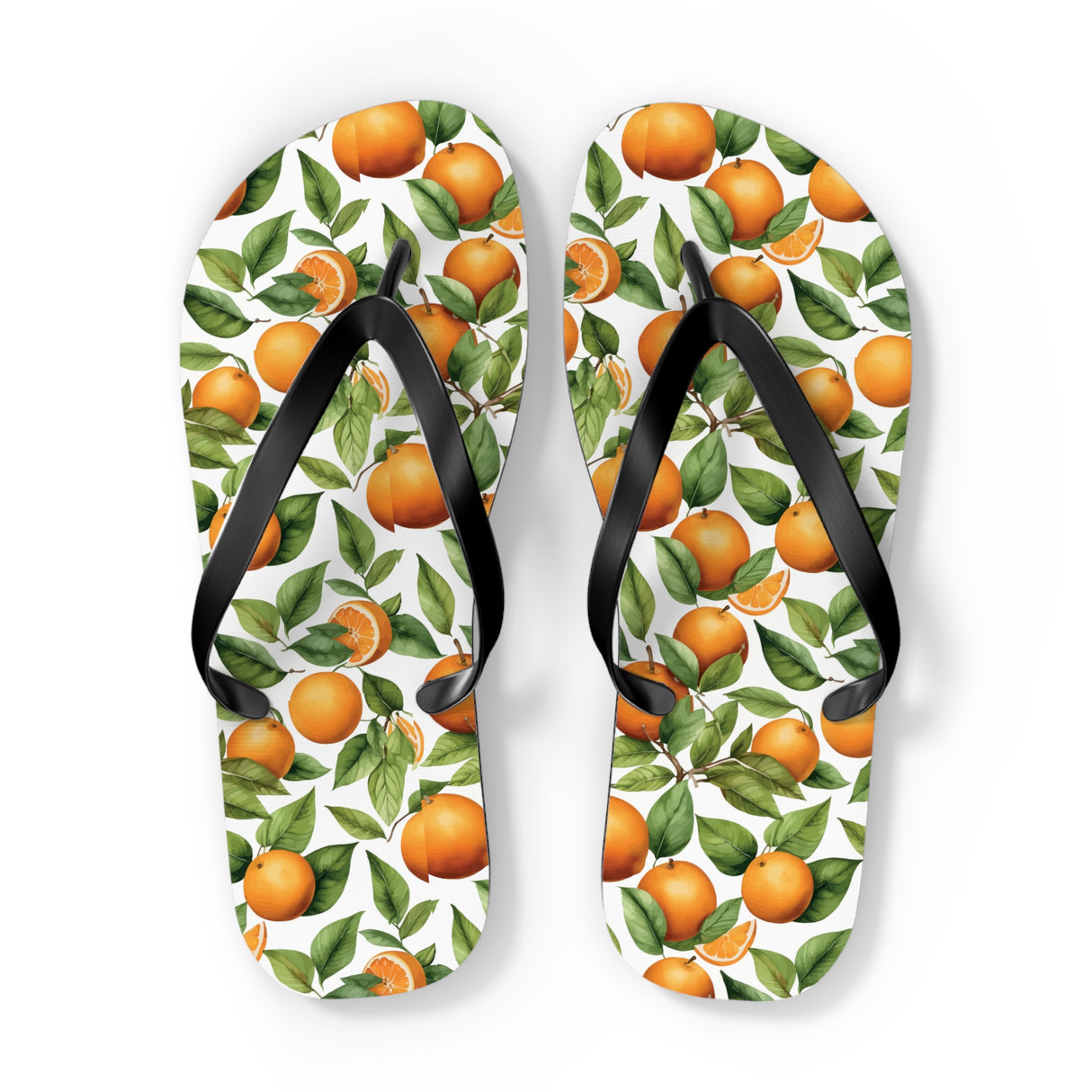Orange Flip Flops