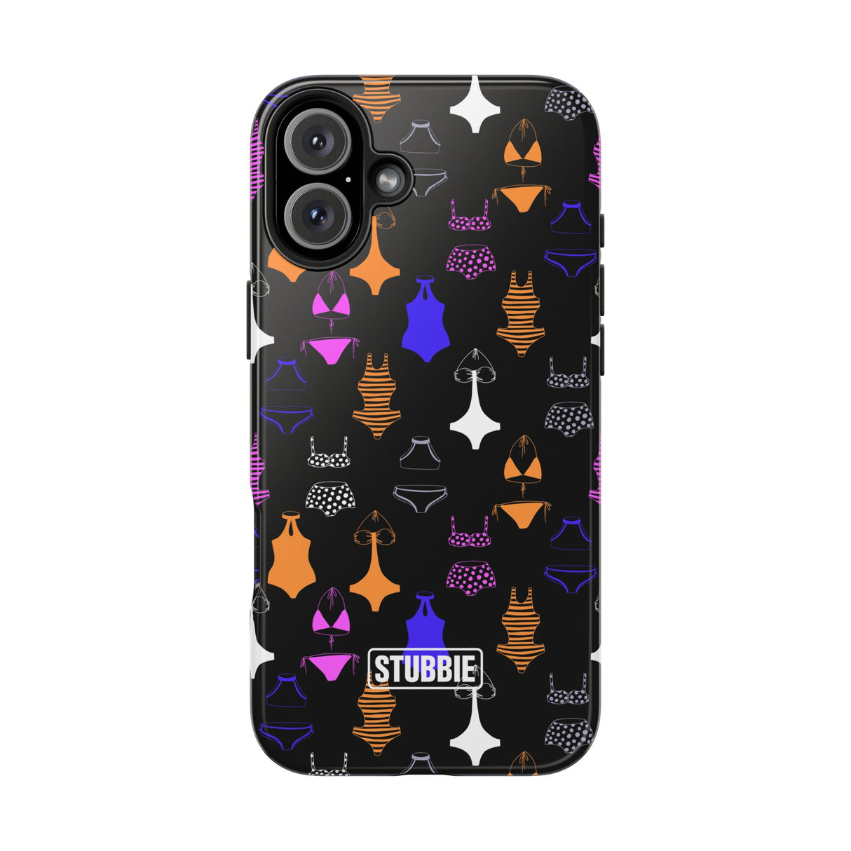 STUBBIE Phone Case for Apple iPhone - Night Bikini Phone Case