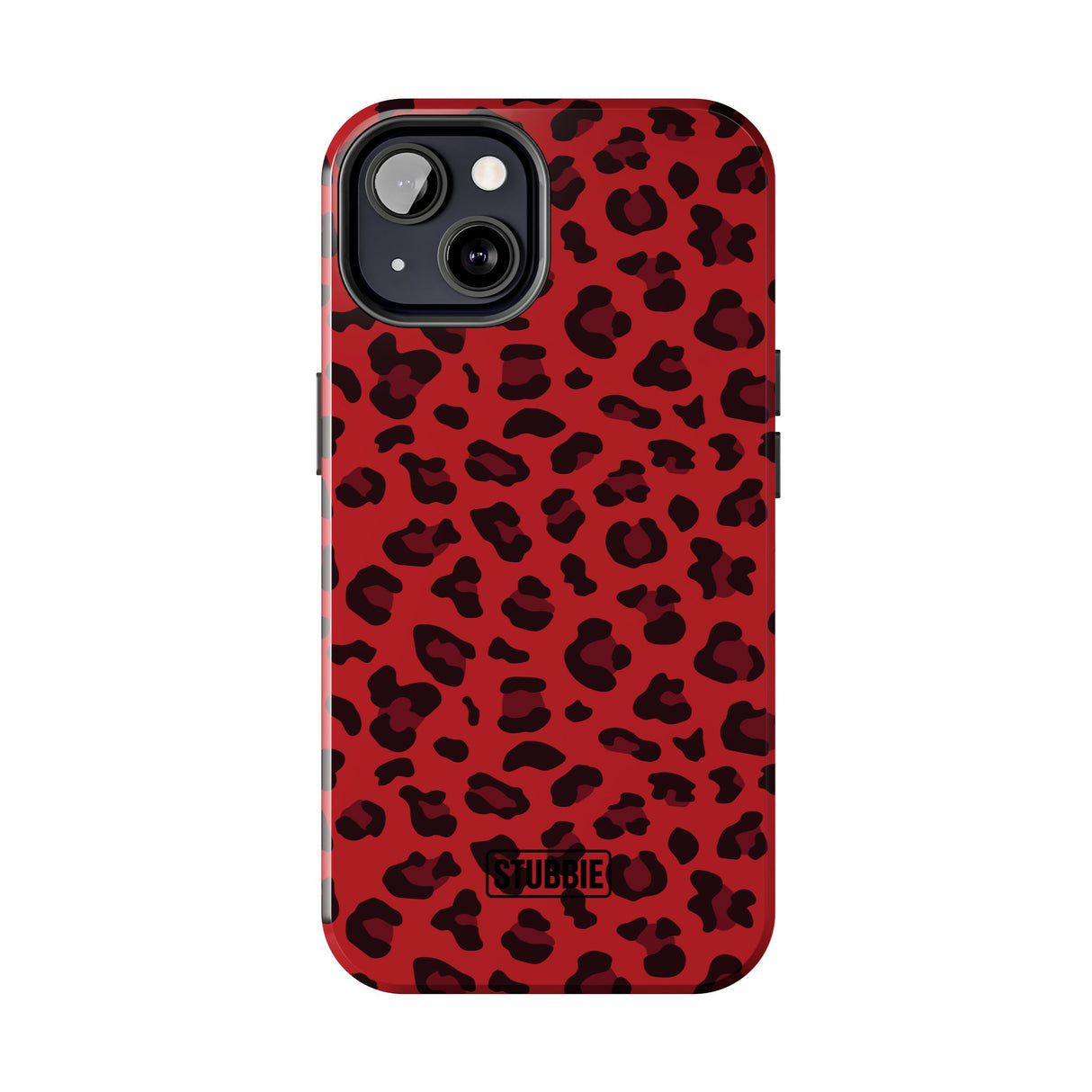 STUBBIE Phone Case for Apple iPhone - Red Leopard Phone Case