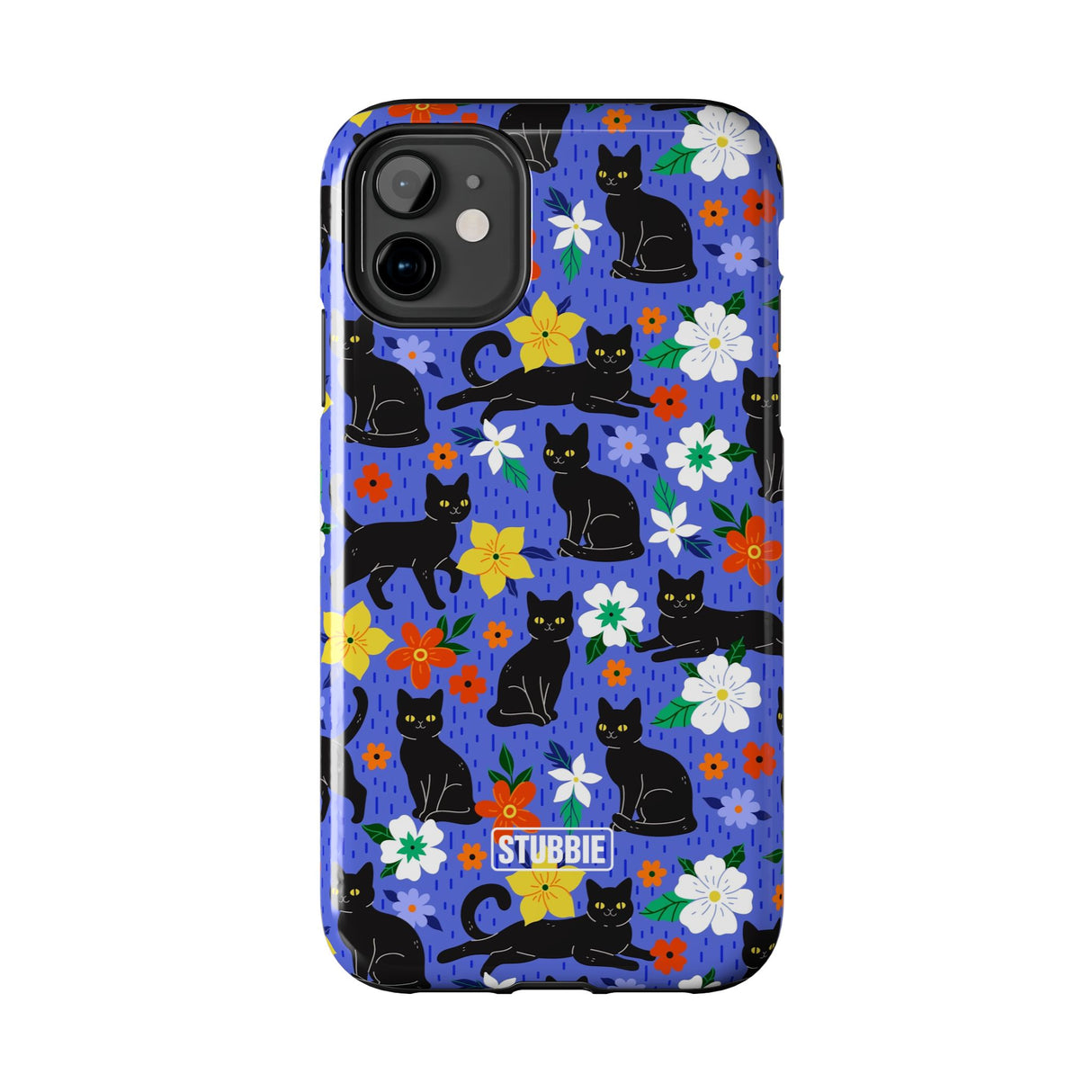 STUBBIE Phone Case for Apple iPhone - Black Cat Phone Case