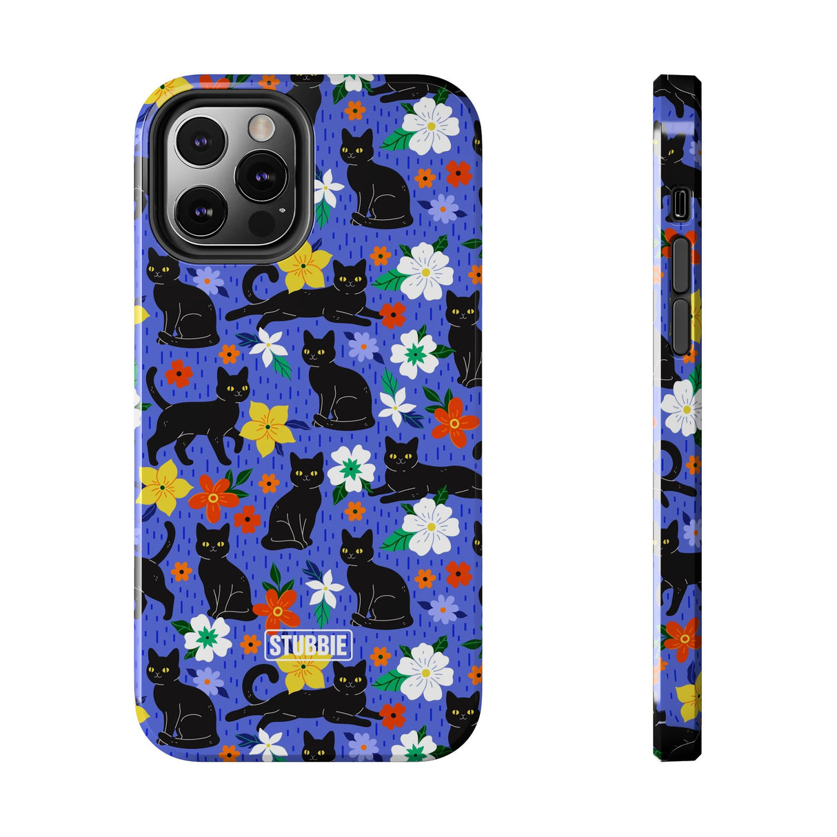 STUBBIE Phone Case for Apple iPhone - Black Cat Phone Case