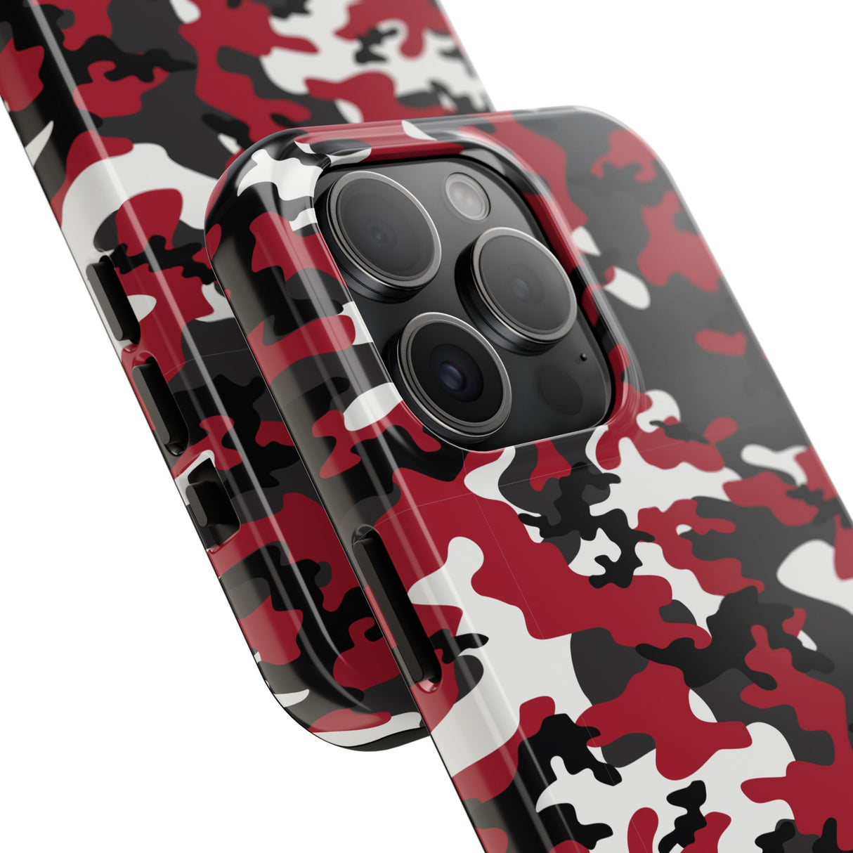 STUBBIE Phone Case for Apple iPhone - Red Camo Phone Case