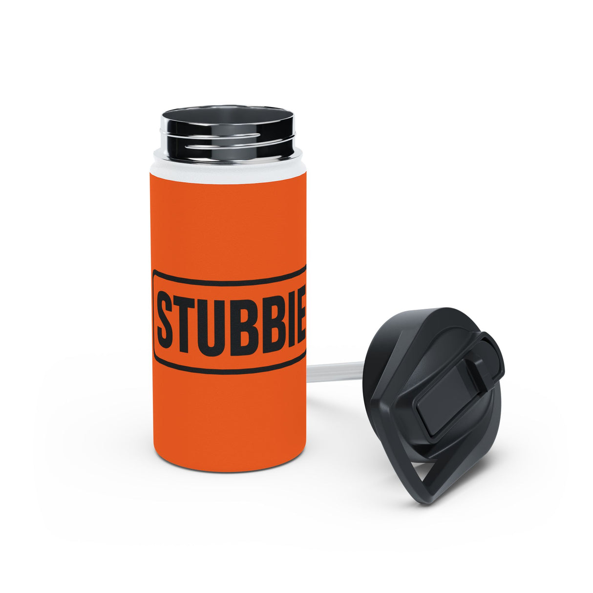 STUBBIE Stainless Steel Water Bottle - Orange Stubbie