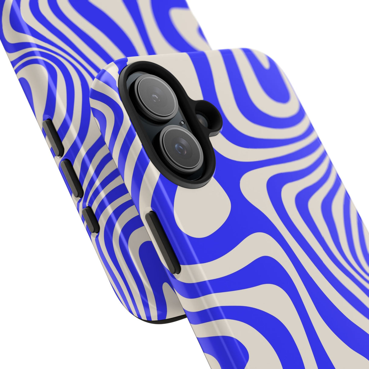 STUBBIE Phone Case for Apple iPhone - Crazy Blue Phone Case