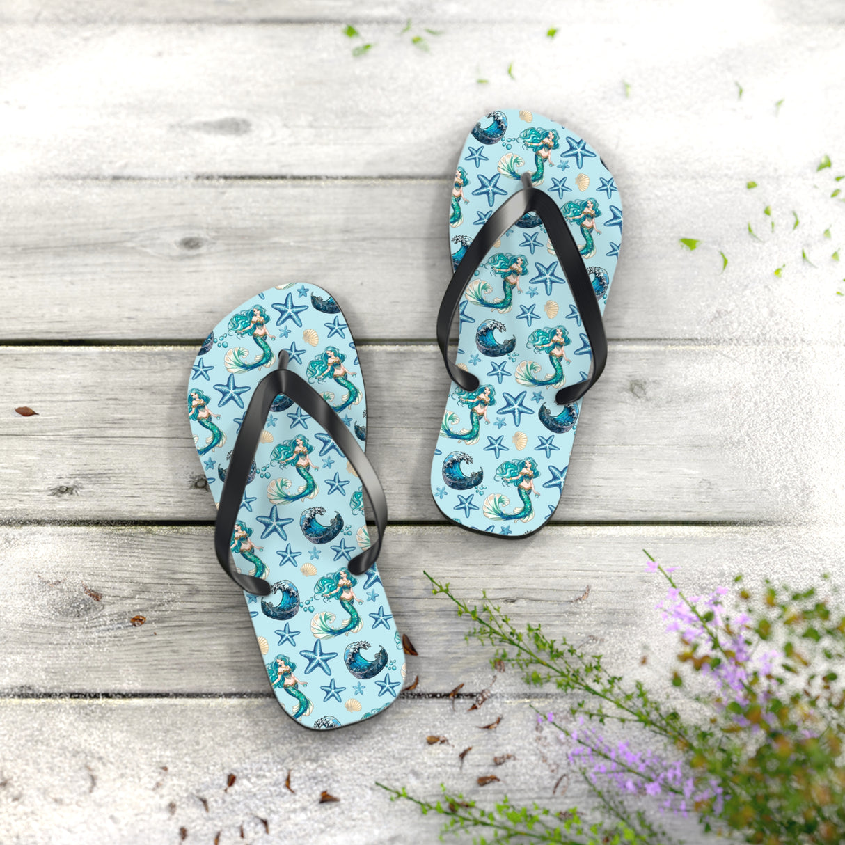 Mermaid Flip Flops