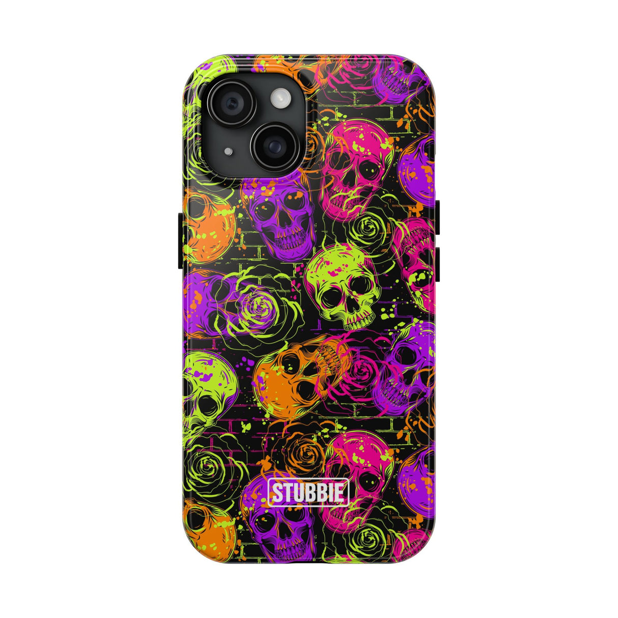 STUBBIE Phone Case for Apple iPhone - Neon Skulls Phone Case