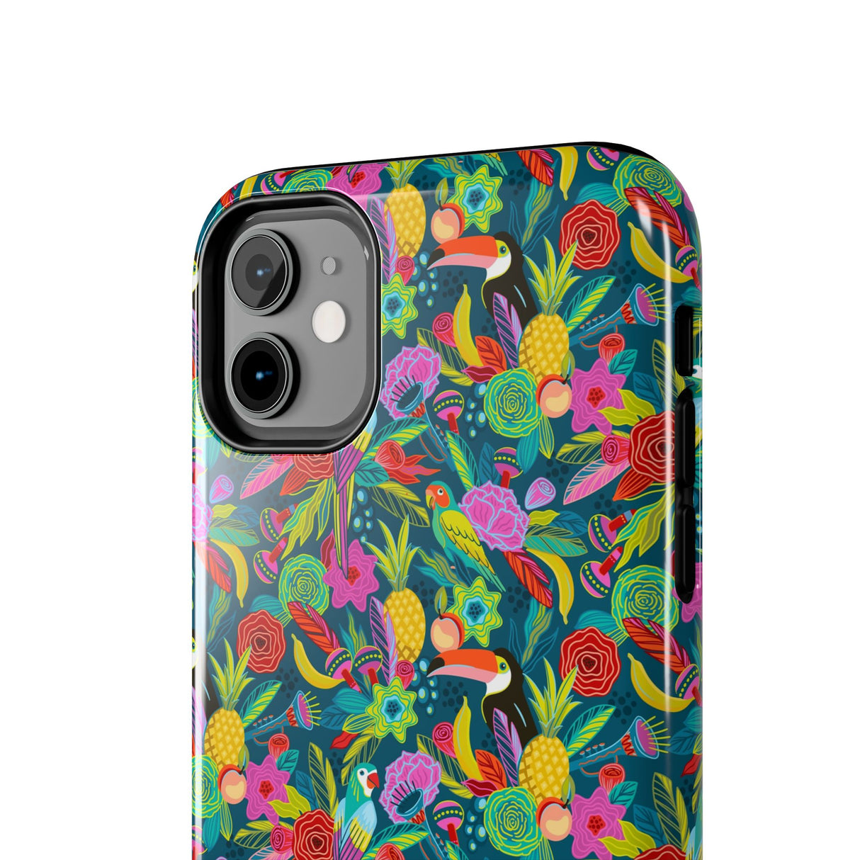 STUBBIE Phone Case for Apple iPhone - Hiding Jungle Birds Stubbie