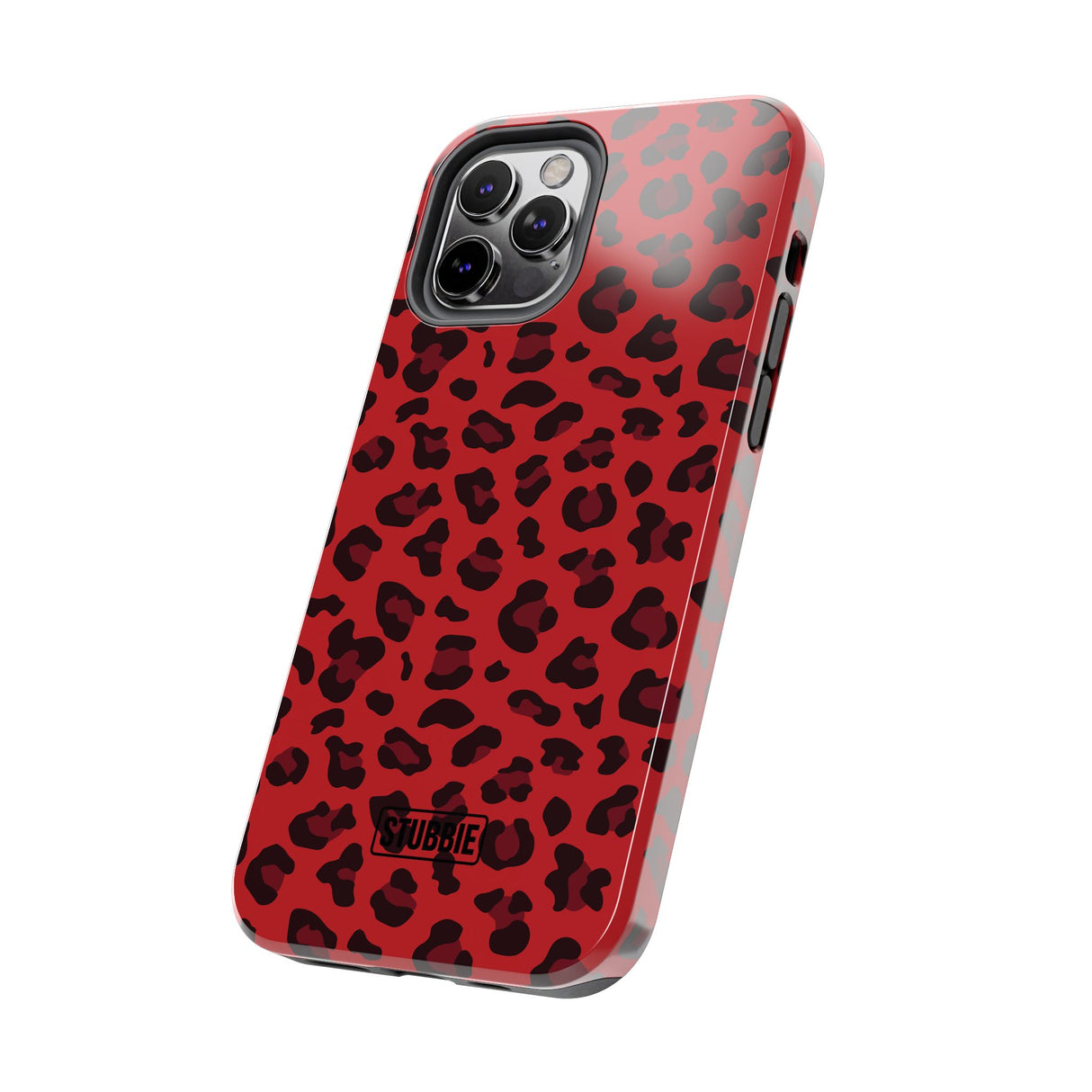 STUBBIE Phone Case for Apple iPhone - Red Leopard Phone Case