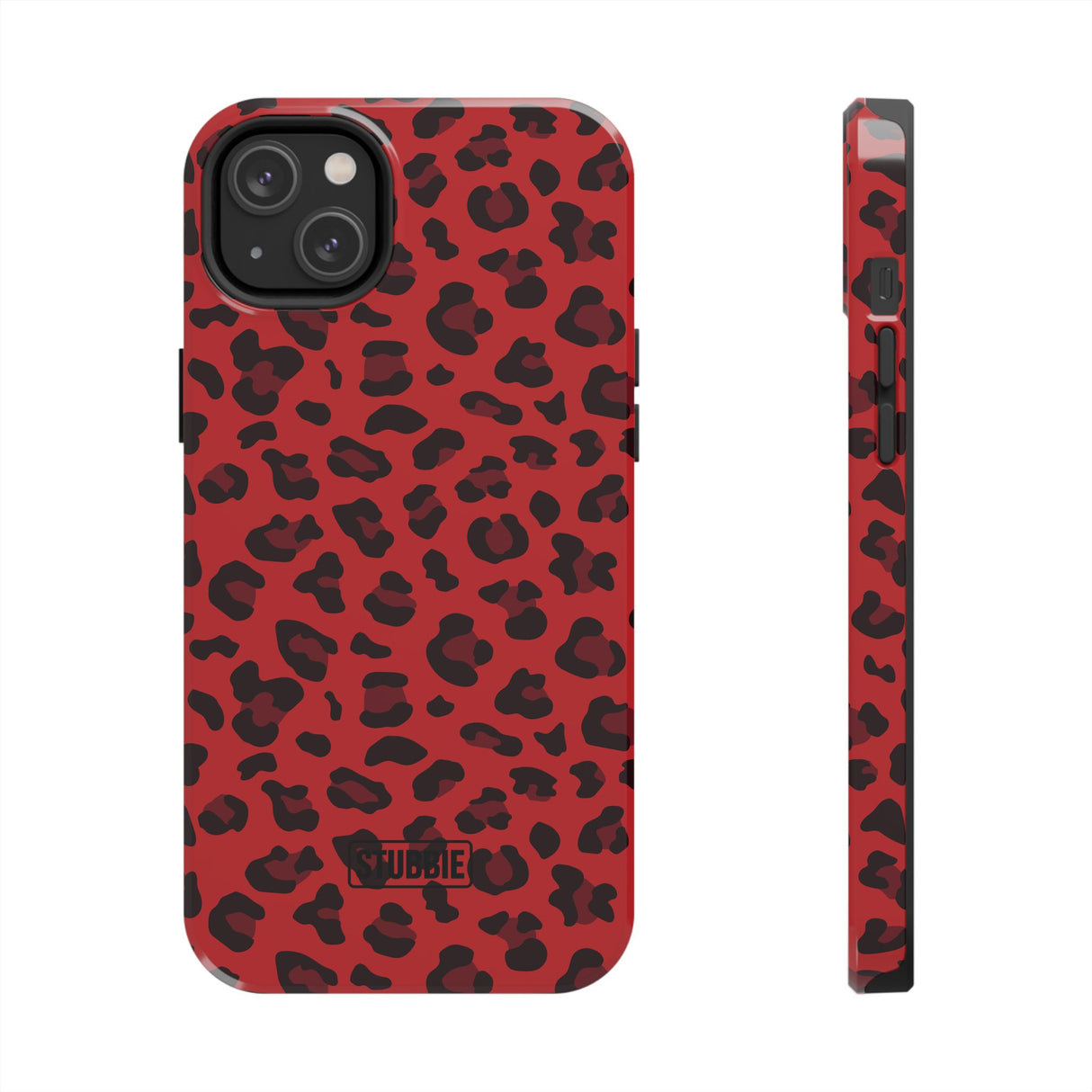 STUBBIE Phone Case for Apple iPhone - Red Leopard Phone Case