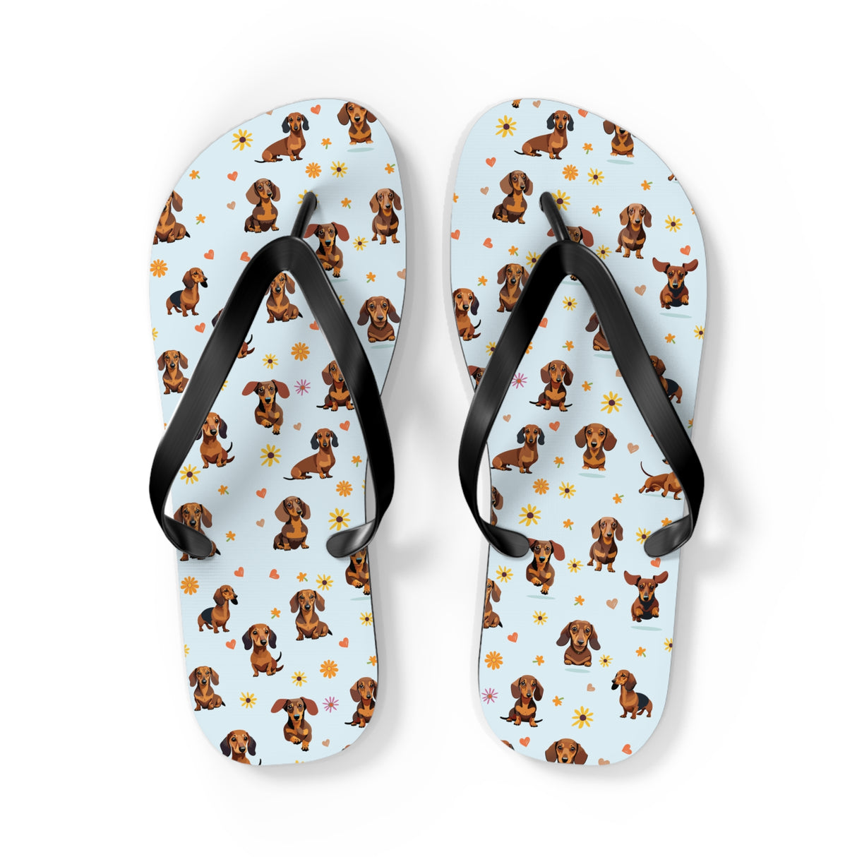 Dachshund Flip Flops