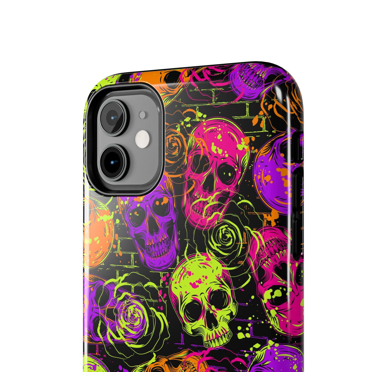 STUBBIE Phone Case for Apple iPhone - Neon Skulls Phone Case