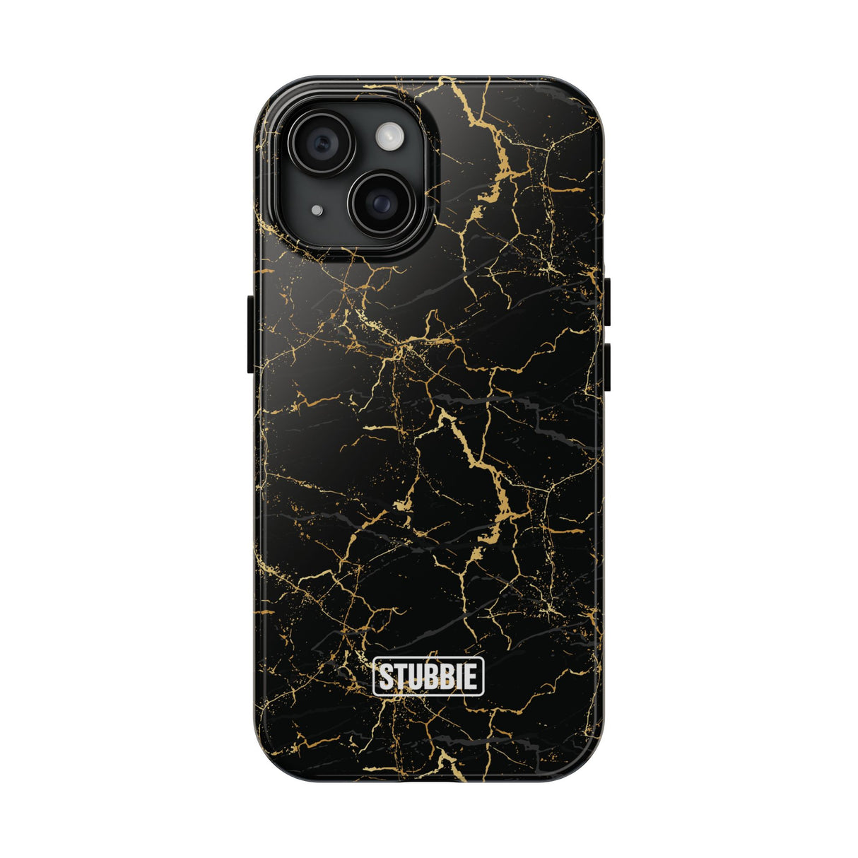 STUBBIE Phone Case for Apple iPhone - Midnight Black Marble Phone Case