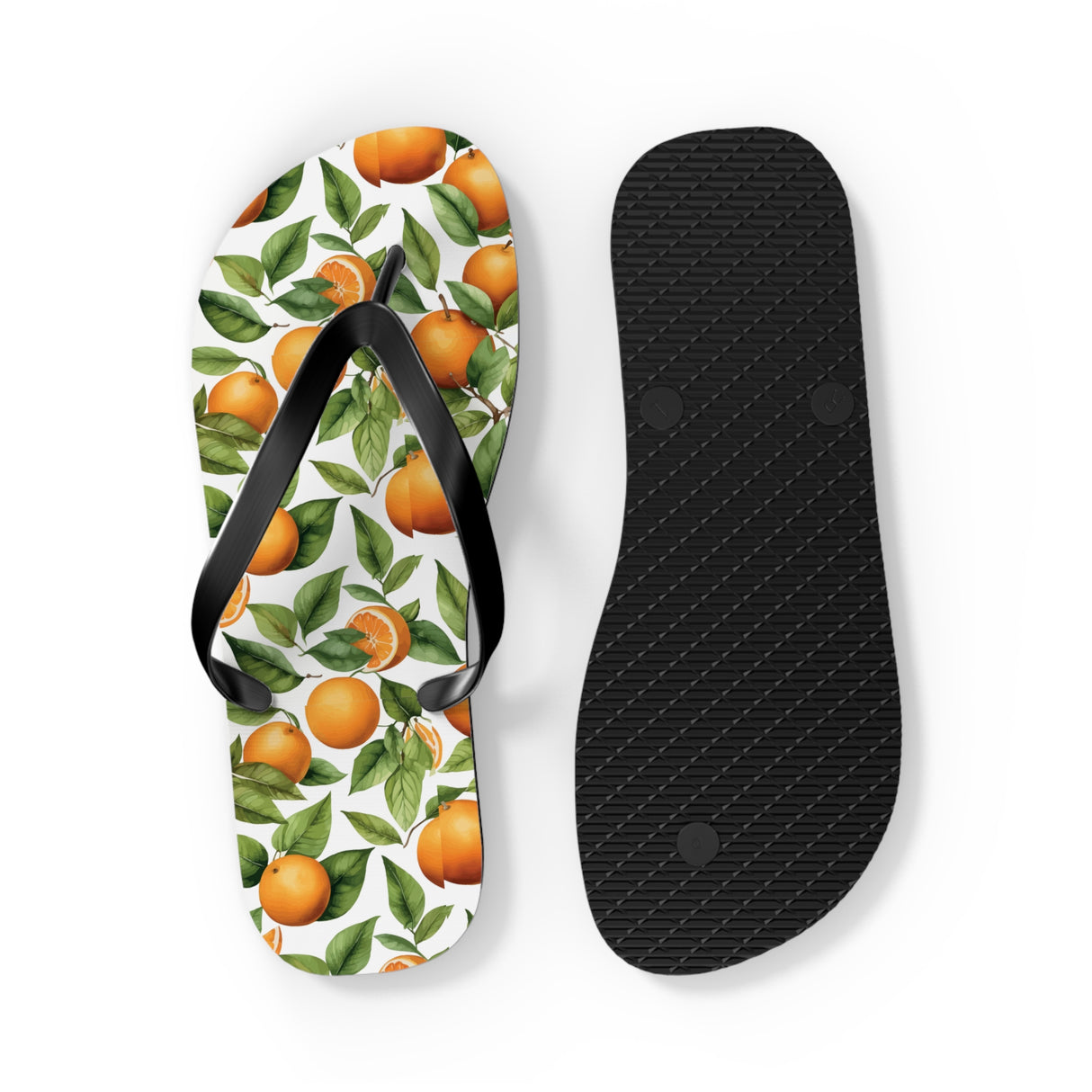 Orange Flip Flops
