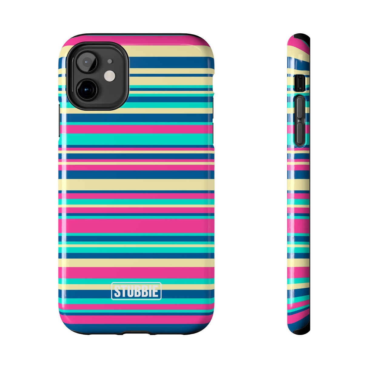 STUBBIE Phone Case for Apple iPhone - Coloured Stripes Phone Case