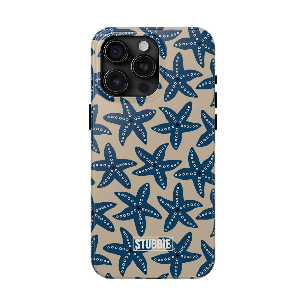 STUBBIE Phone Case for Apple iPhone - Blue Starfish Stubbie