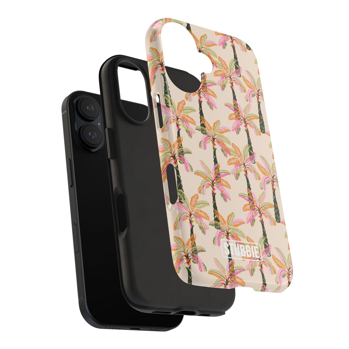STUBBIE Phone Case for Apple iPhone - Pink Palm Stubbie