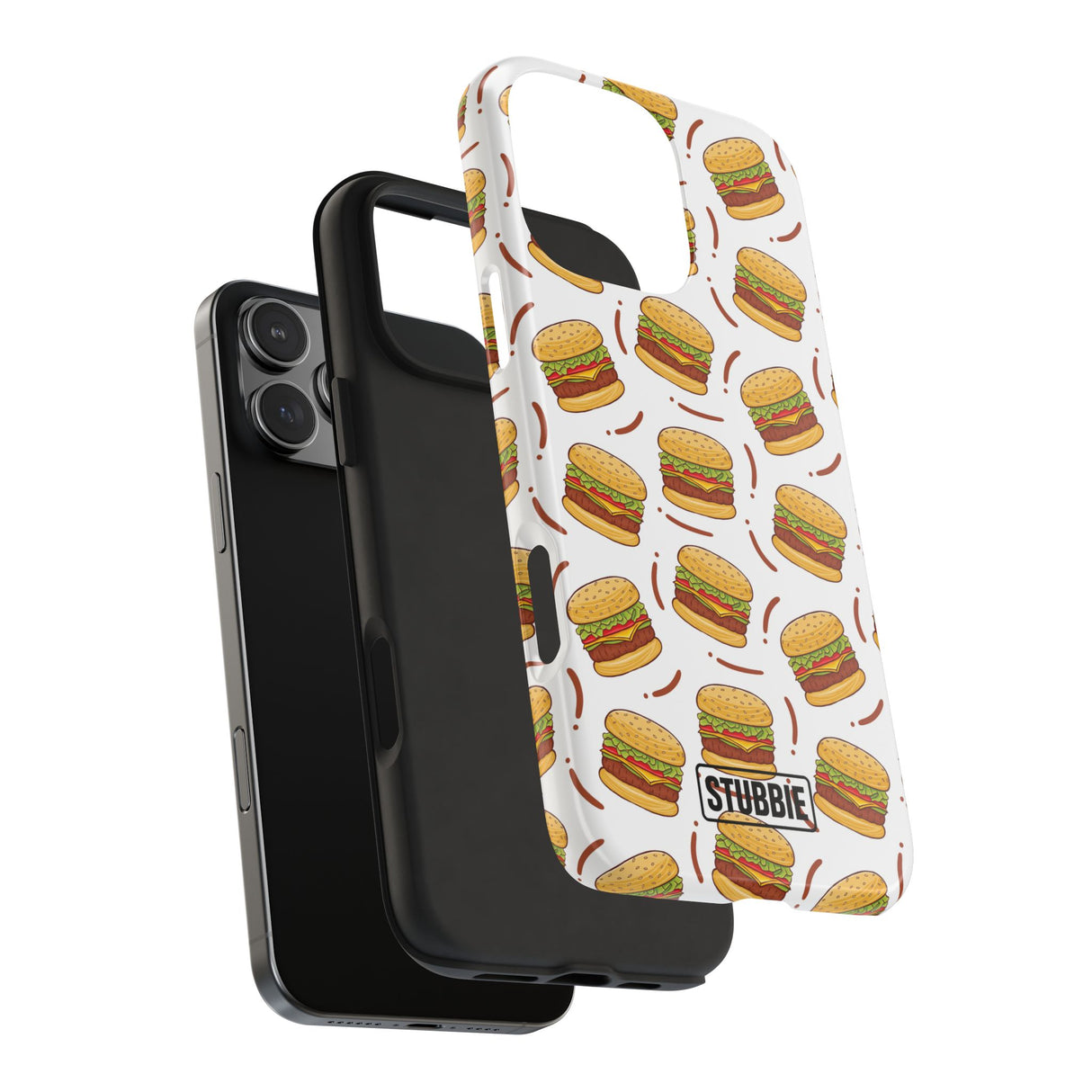 STUBBIE Phone Case for Apple iPhone - Burger Stubbie