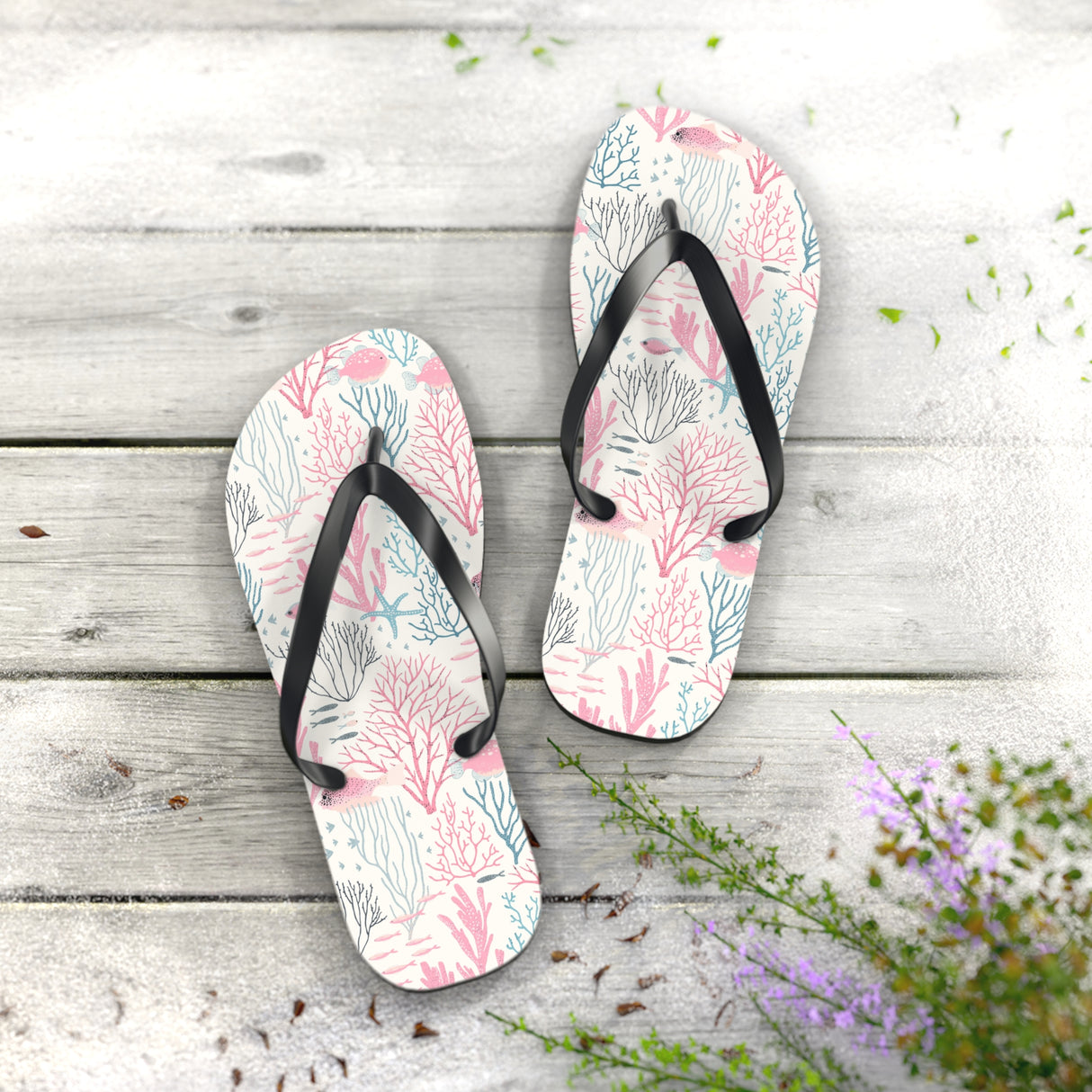 STUBBIE Flip Flops - Coral STUBBIE