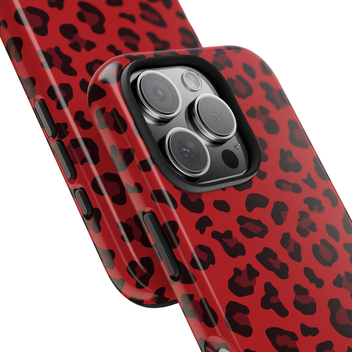 STUBBIE Phone Case for Apple iPhone - Red Leopard Phone Case