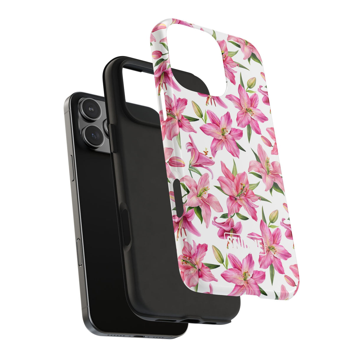 STUBBIE Phone Case for Apple iPhone - Pink Lily Flower Phone Case