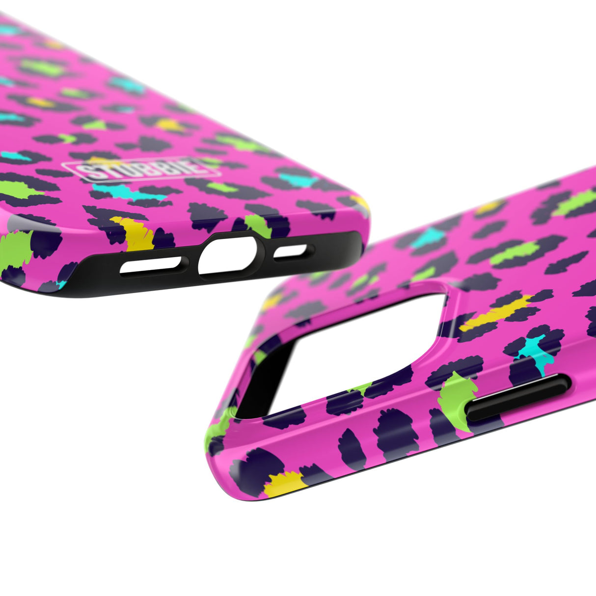 STUBBIE Phone Case for Apple iPhone - Disco Leopard Stubbie