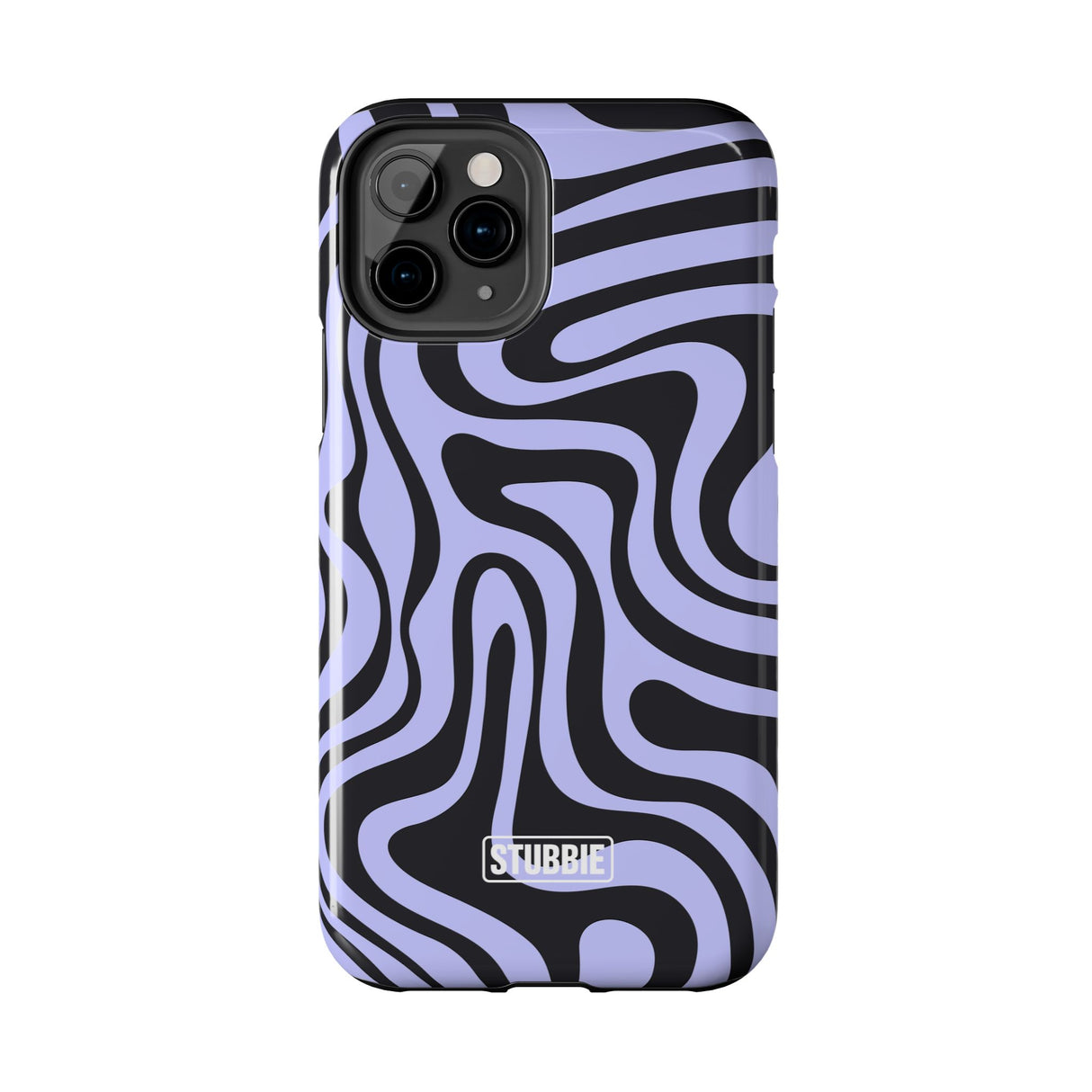 STUBBIE Phone Case for Apple iPhone - Crazy Zebra Stubbie