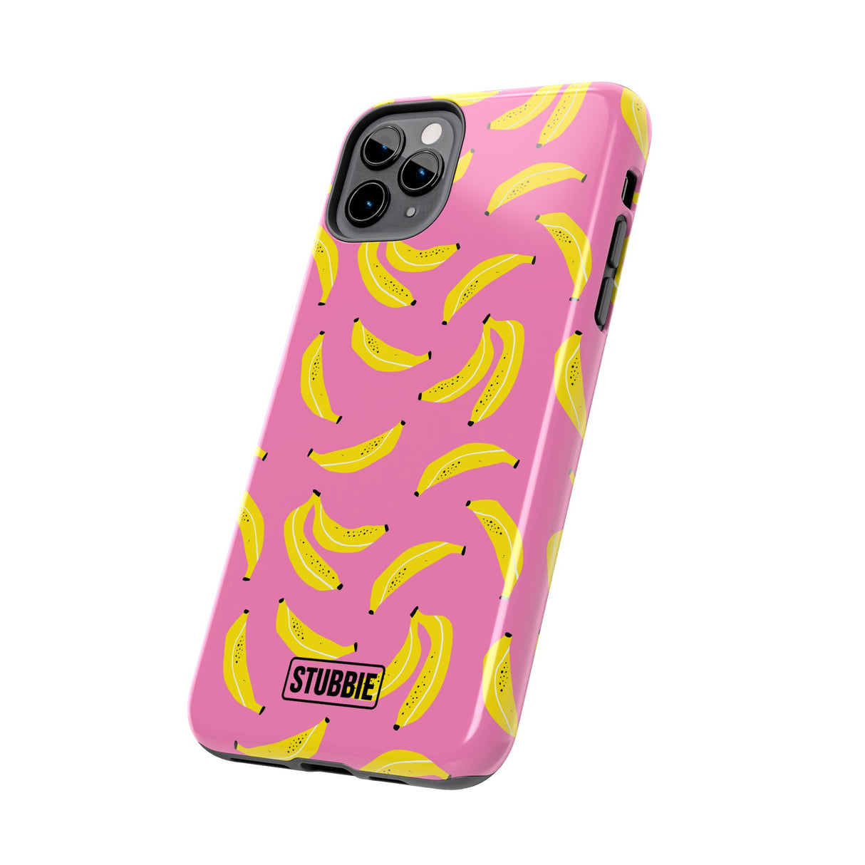 STUBBIE Phone Case for Apple iPhone - Pink Banana Phone Case