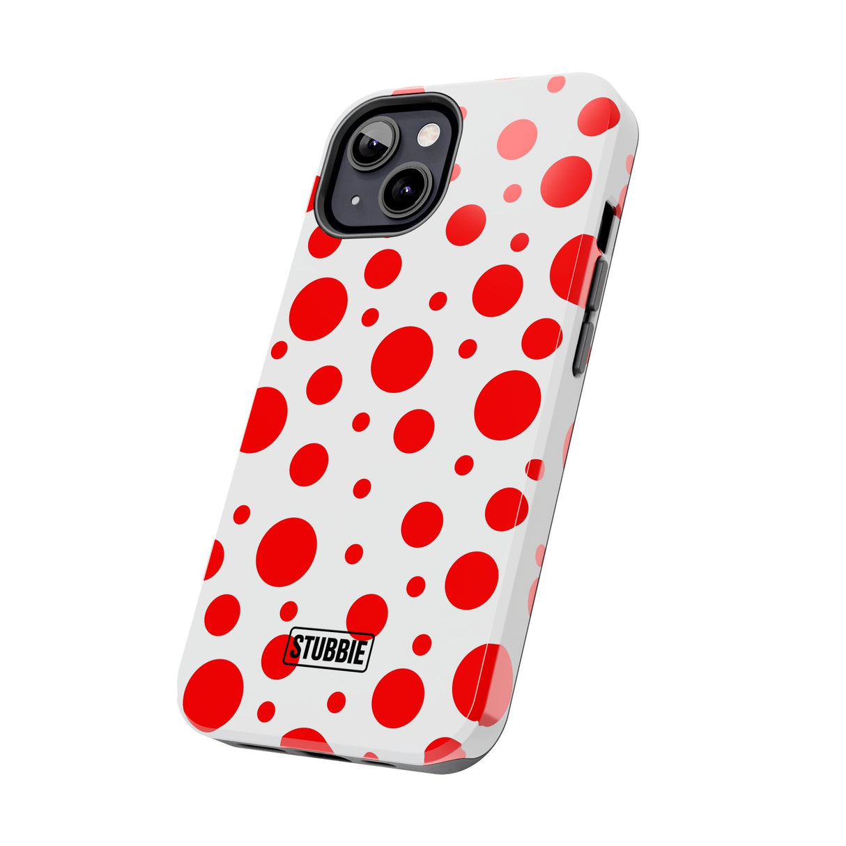STUBBIE Phone Case for Apple iPhone - Red Polka Dot Phone Case