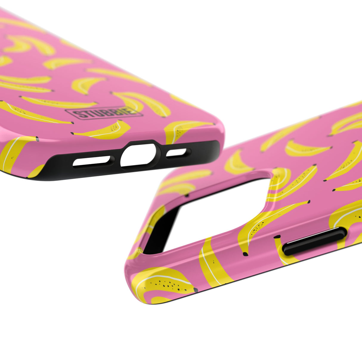 STUBBIE Phone Case for Apple iPhone - Pink Banana Phone Case