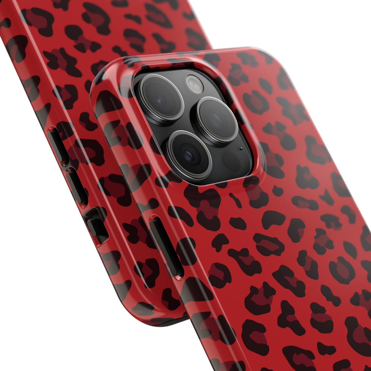 STUBBIE Phone Case for Apple iPhone - Red Leopard Phone Case