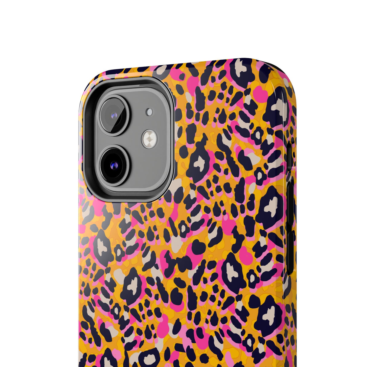 STUBBIE Phone Case for Apple iPhone - Pink Orange Leopard Phone Case