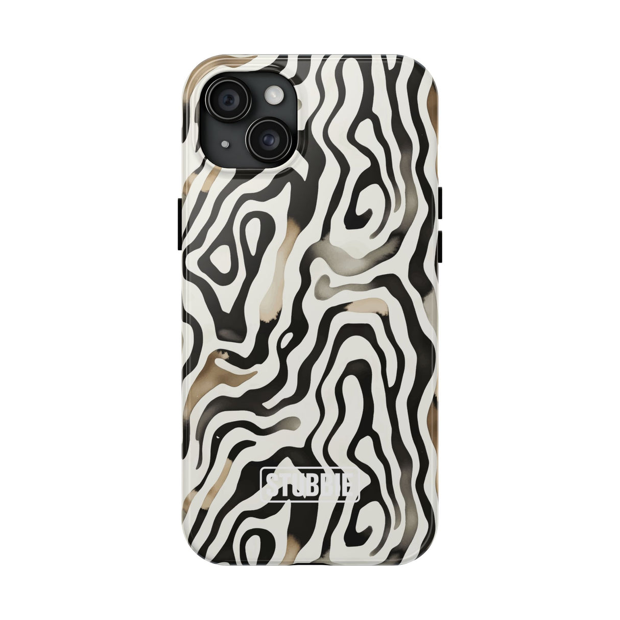 STUBBIE Phone Case for Apple iPhone - Weird Zebra Stubbie