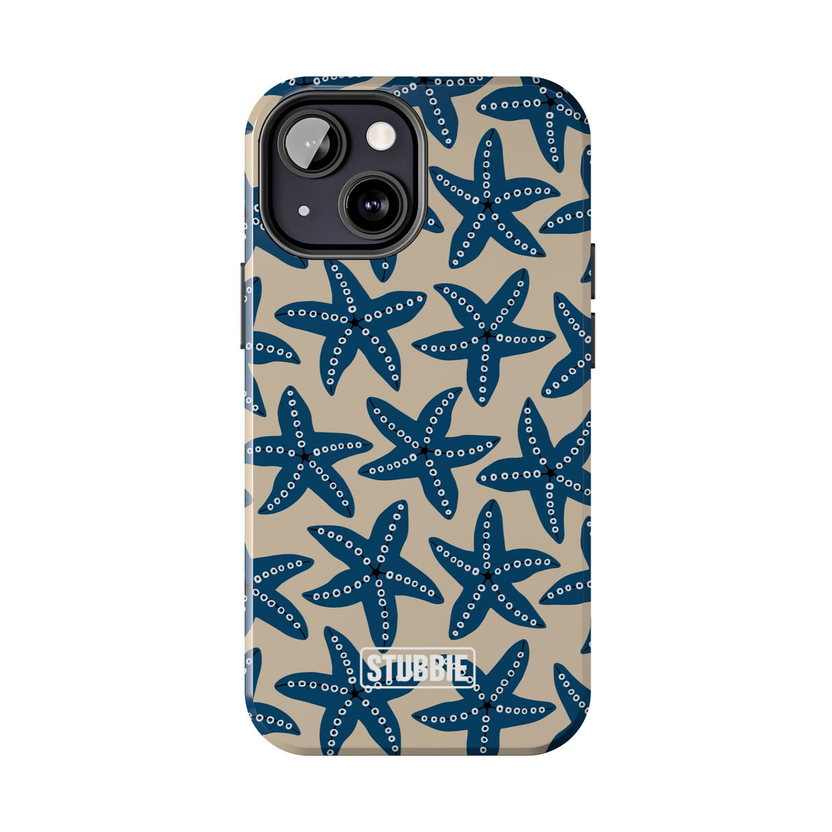 STUBBIE Phone Case for Apple iPhone - Blue Starfish Stubbie