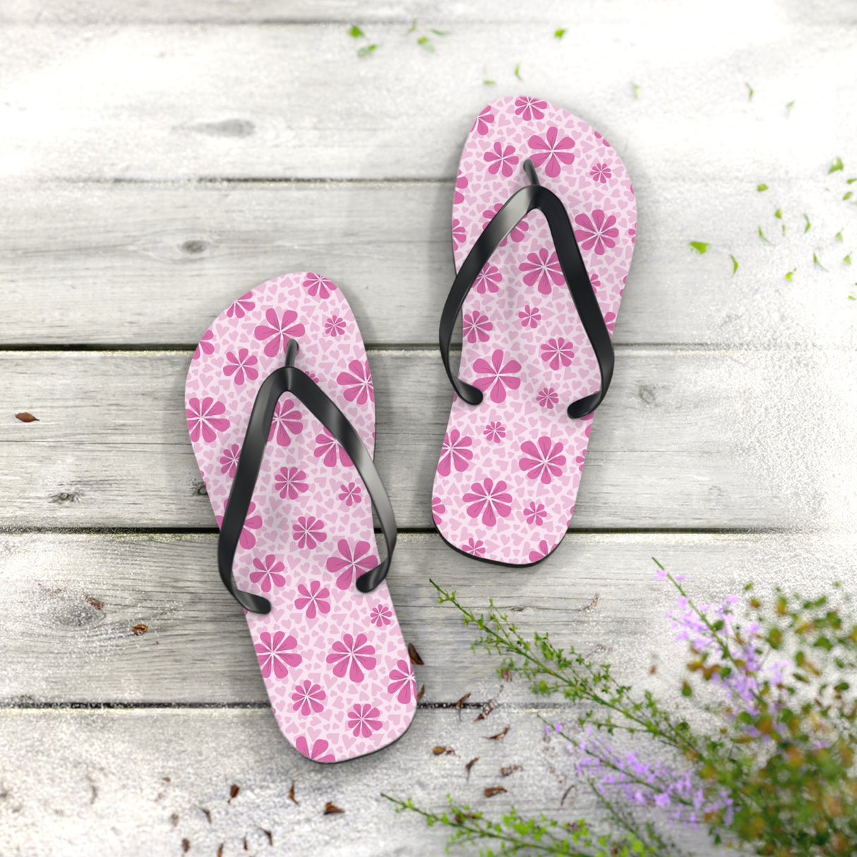 Cute Pink Flip Flops