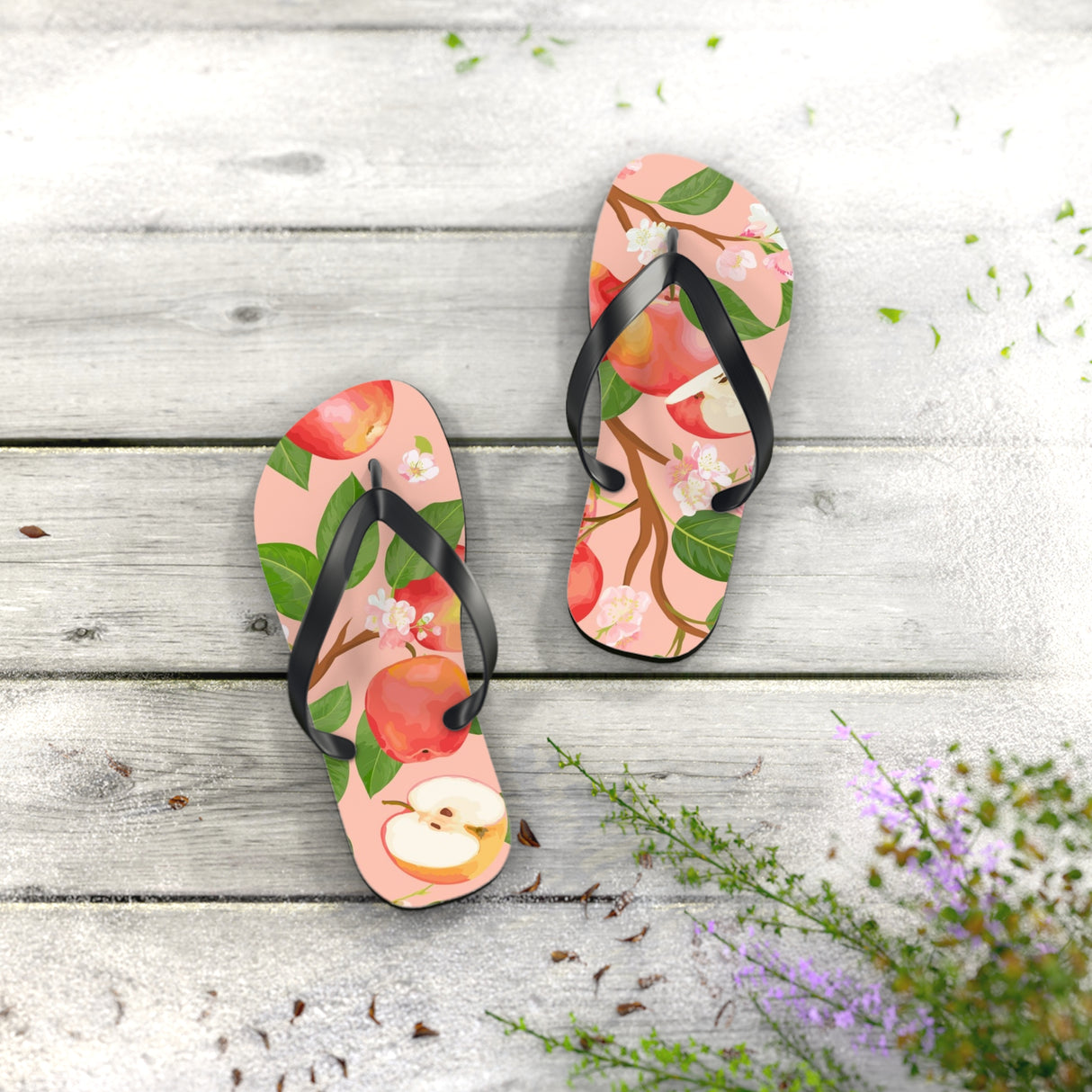 STUBBIE Apple Flip Flops - Apple Tree STUBBIE
