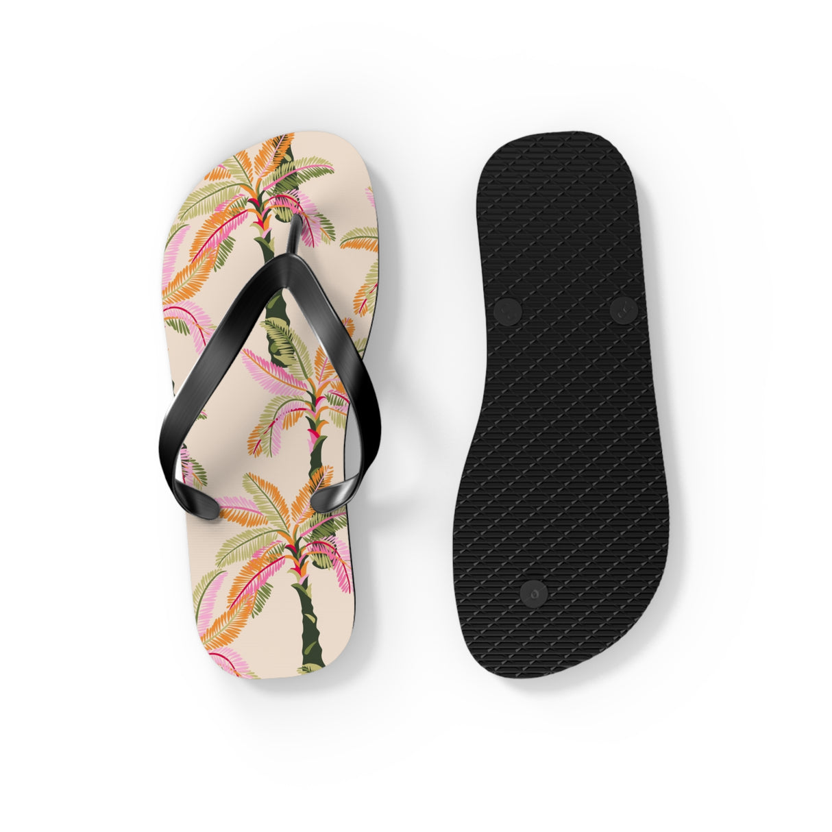 STUBBIE Flip Flops - Pink Palm Tree STUBBIE