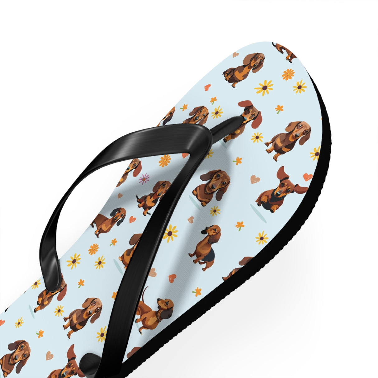 Dachshund Flip Flops