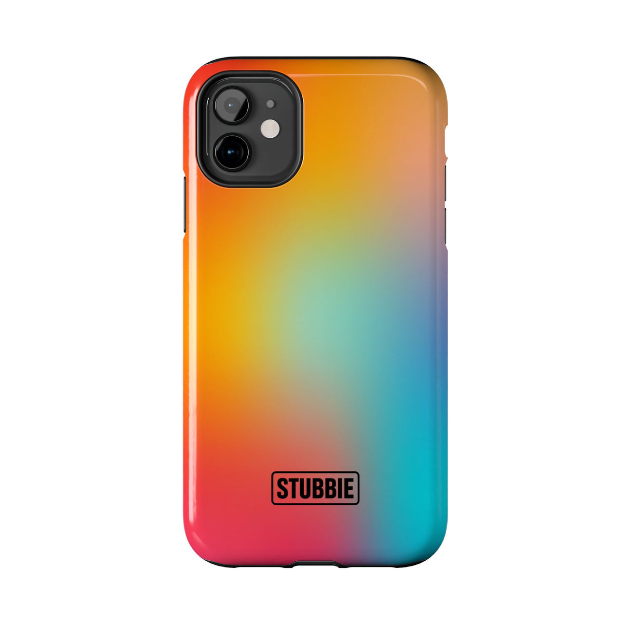 STUBBIE Phone Case for Apple iPhone - Rainbow Blue Stubbie