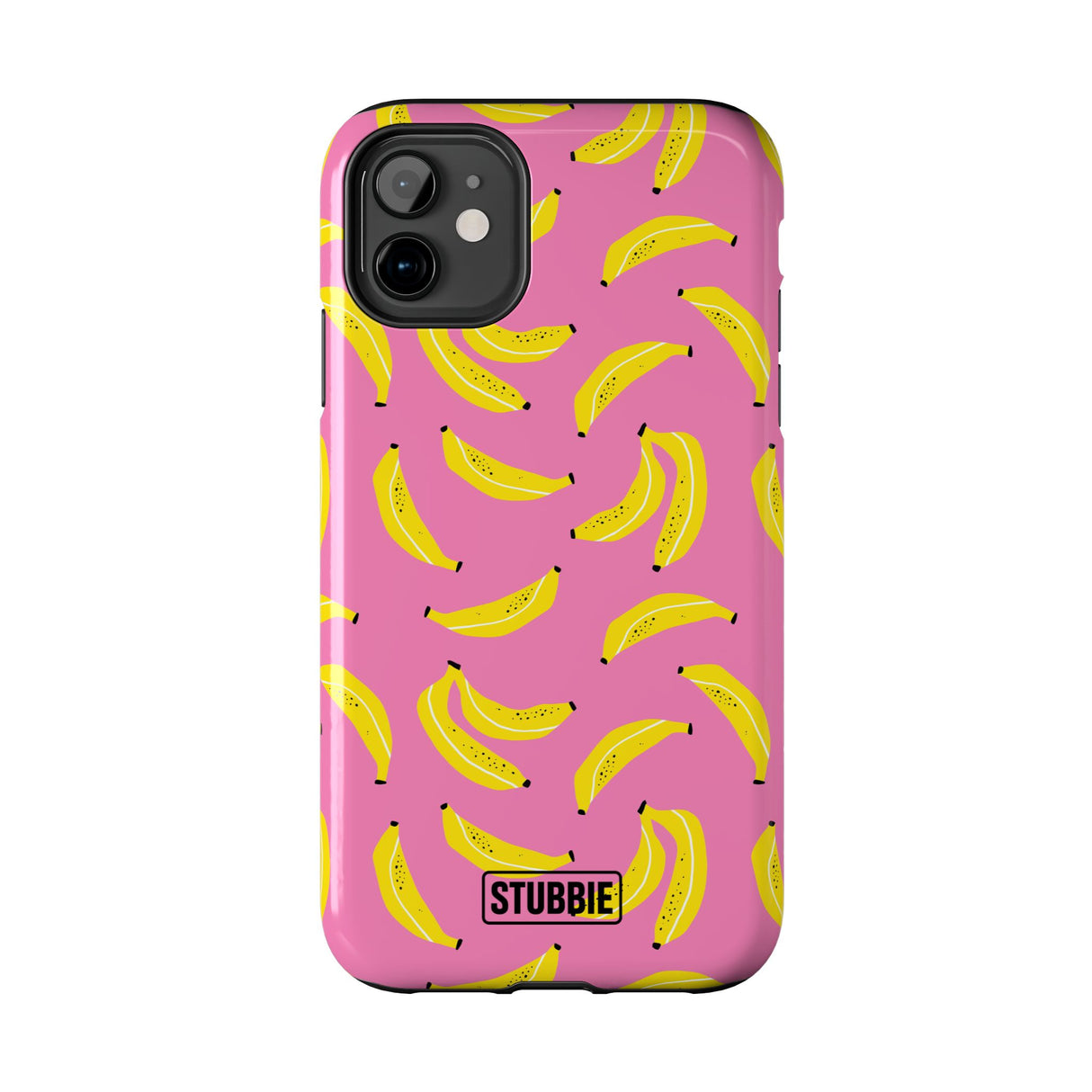 STUBBIE Phone Case for Apple iPhone - Pink Banana Phone Case