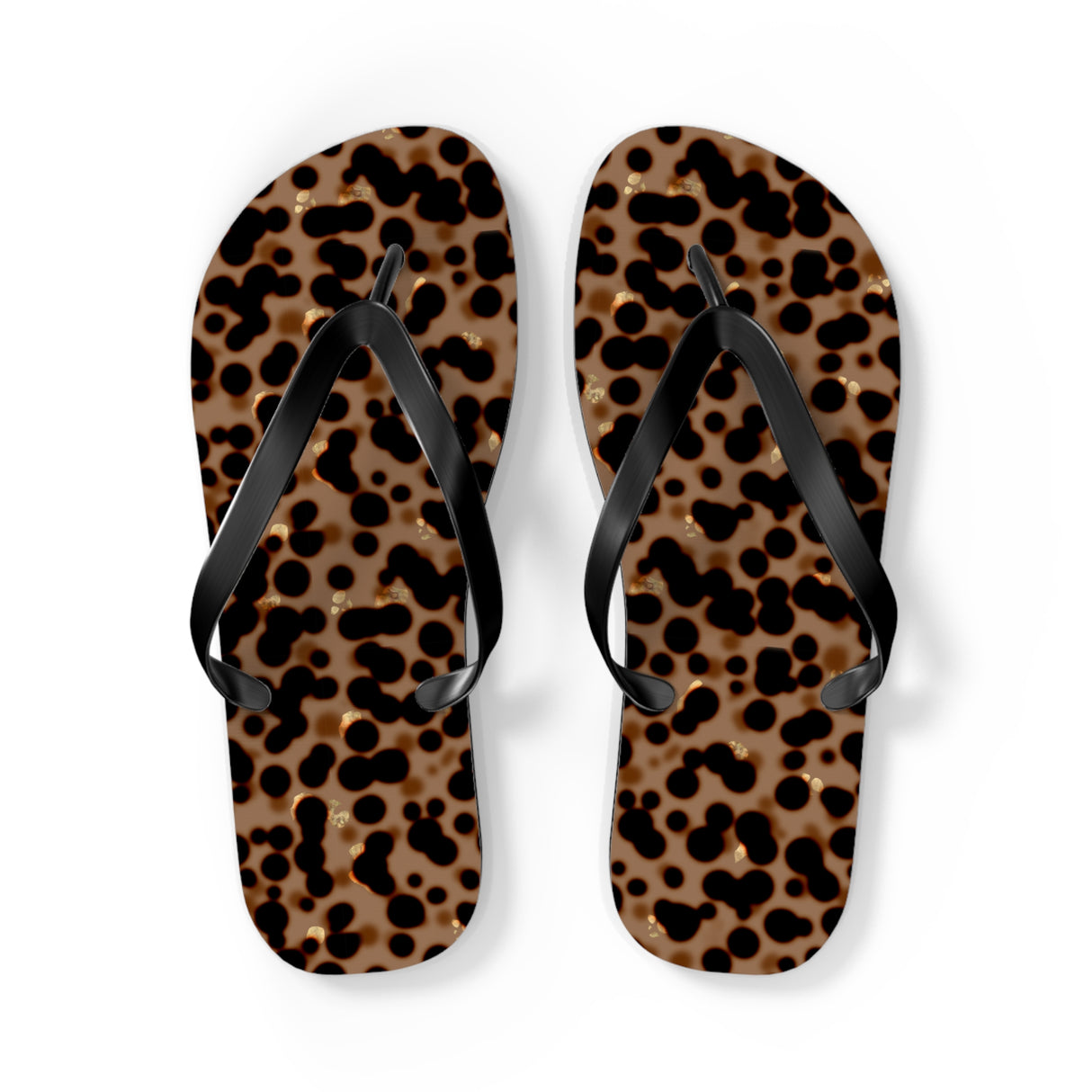 Tortoise Shell Flip Flops