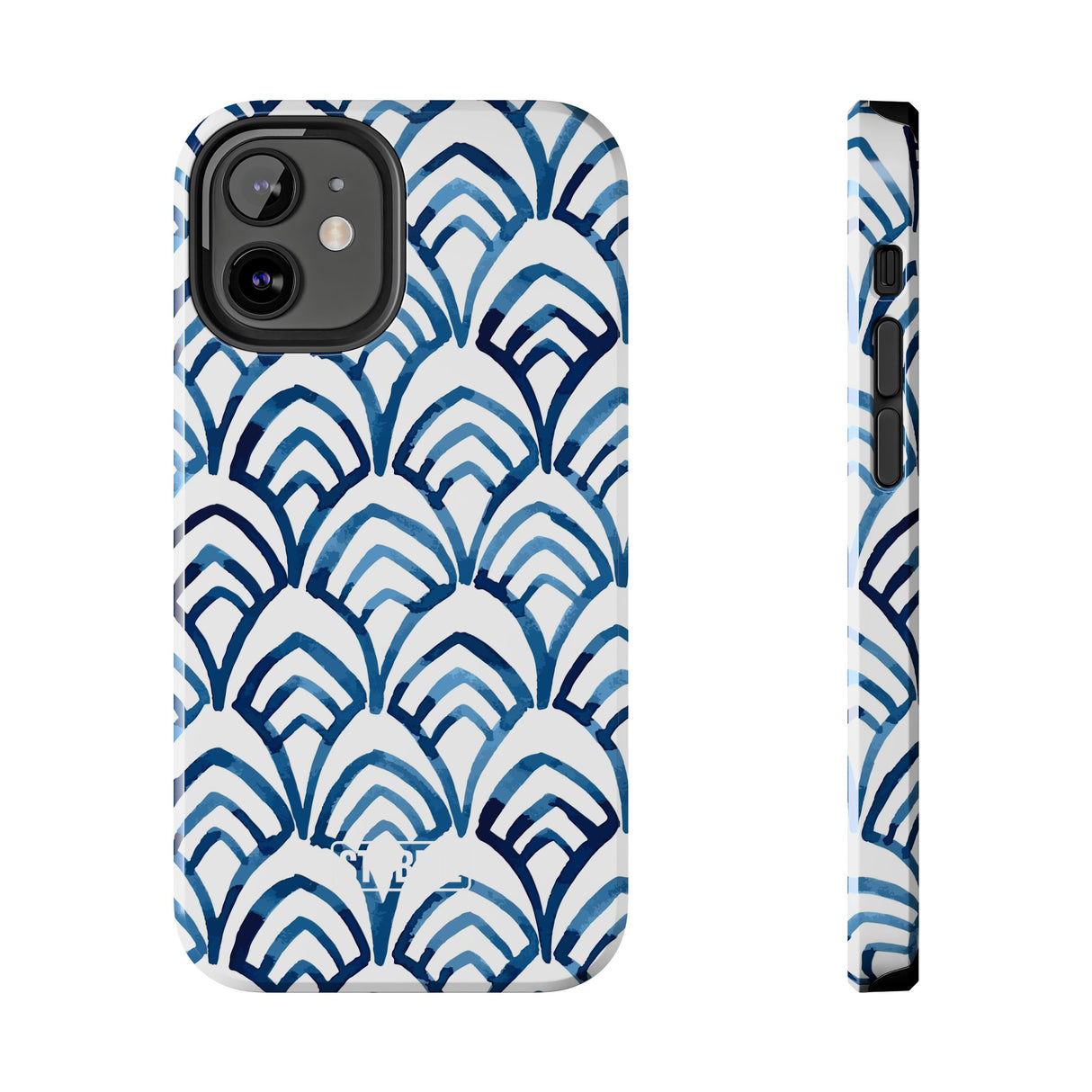 STUBBIE Phone Case for Apple iPhone - Blue Art Deco Phone Case