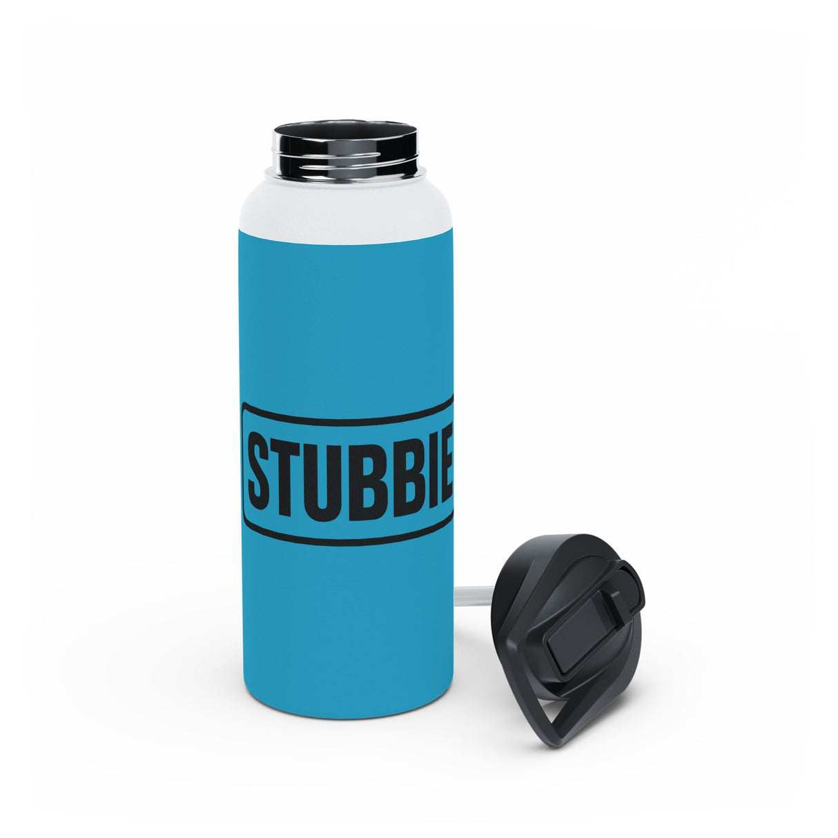 STUBBIE Stainless Steel Water Bottle - Turquoise Stubbie